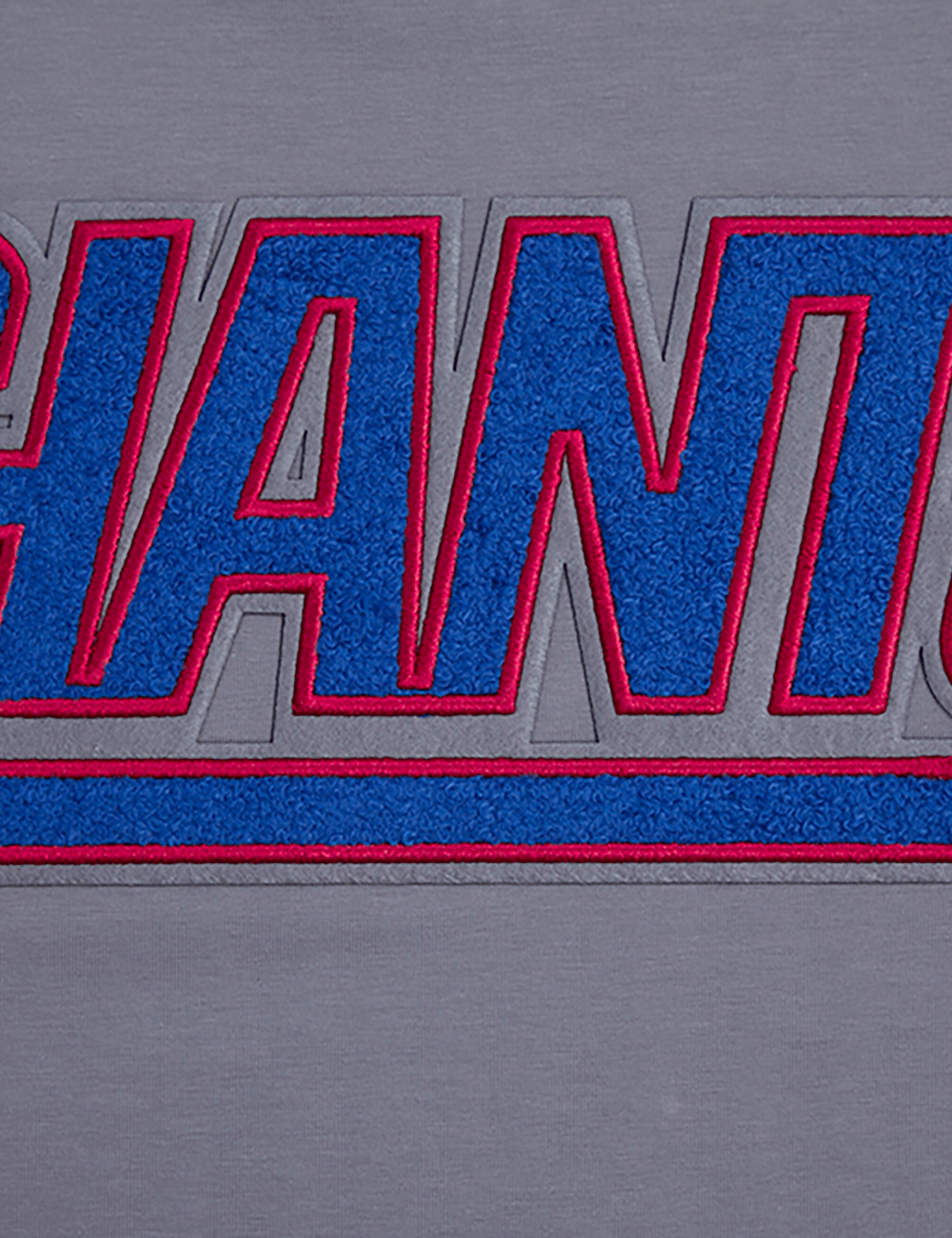 Pro Standard T-Shirts New York Giants Pro Standard NFL Classic Chenille Flex T-Shirt - Grey