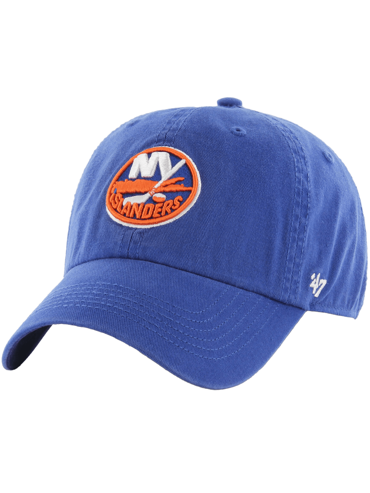 47 Brand Caps New York Islanders '47 NHL Team Clean Up Strapback Hat - Blue