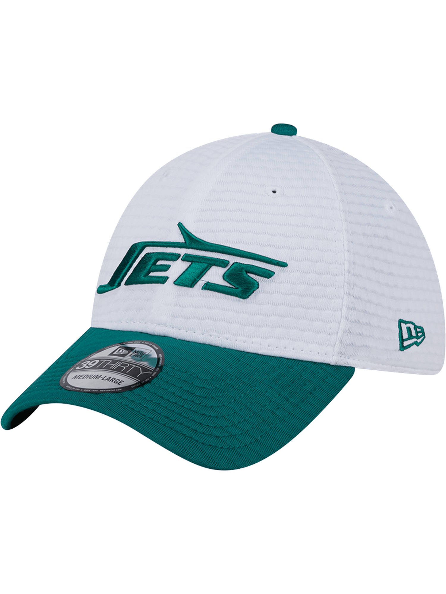 New Era Caps New York Jets New Era NFL 24 Training 39THIRTY Stretch-Fit Hat - White