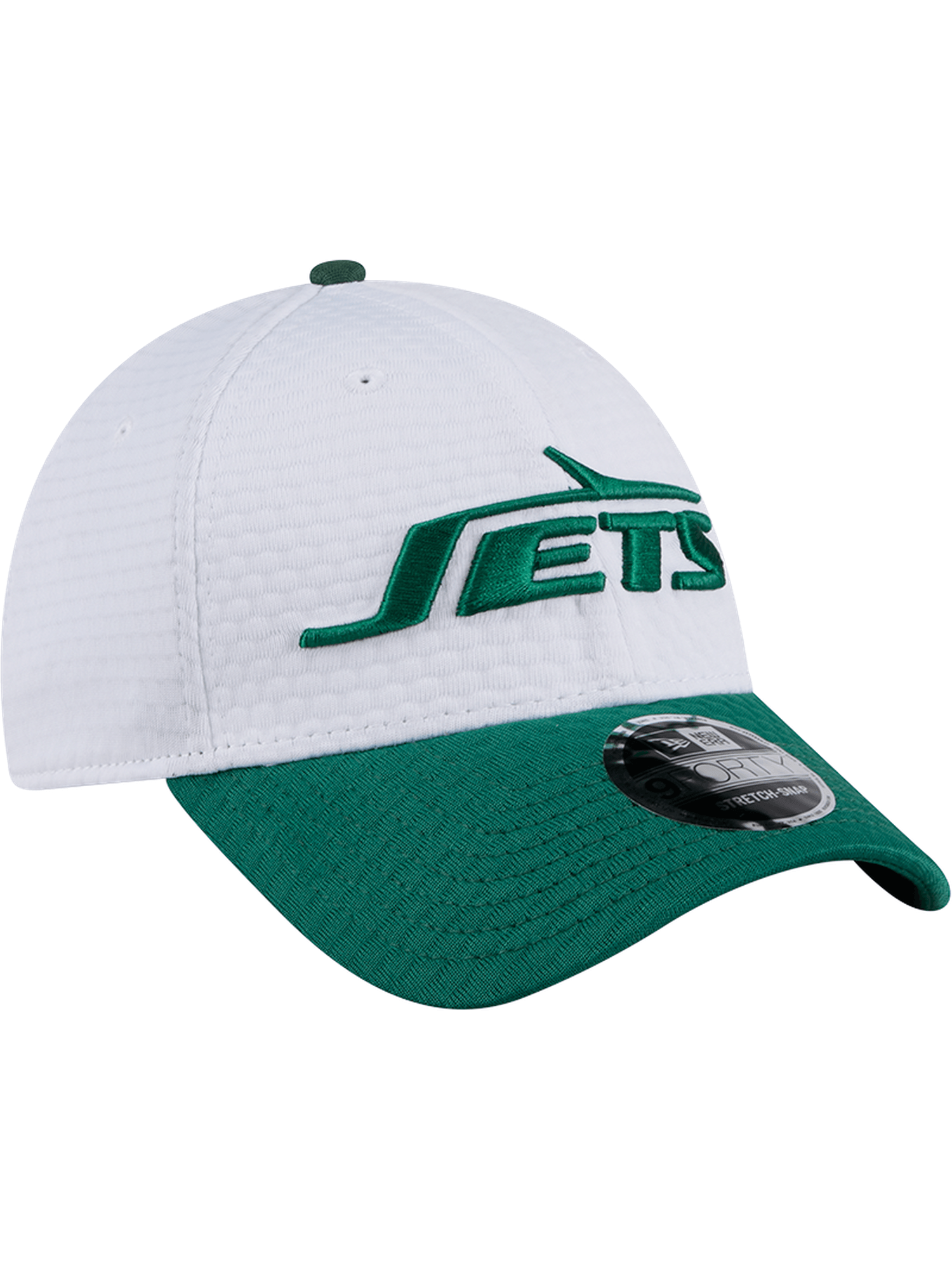 New Era Caps New York Jets New Era NFL 24 Training 9FORTY Stretch-Snapback Hat - White