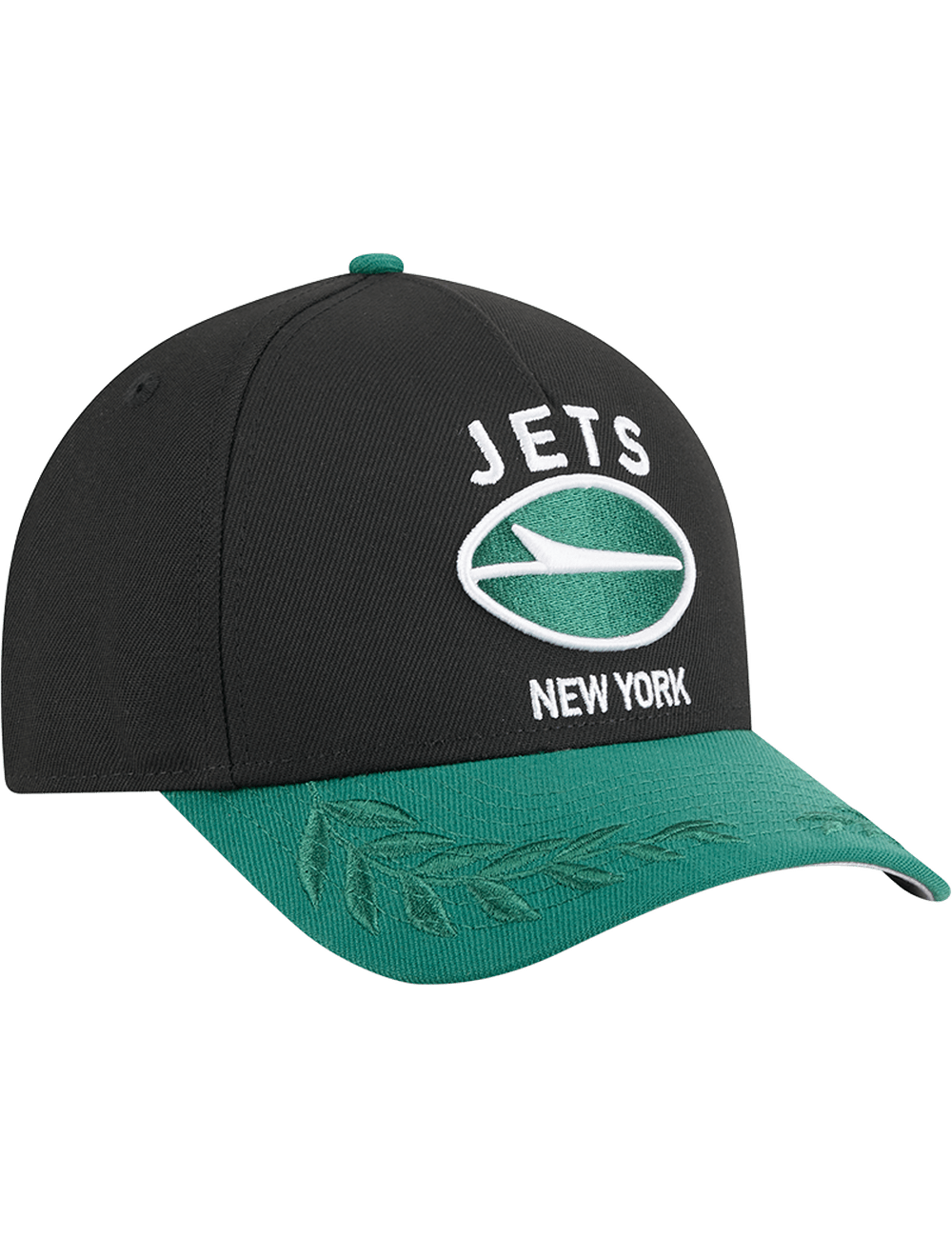 New Era Caps New York Jets New Era NFL 25 Draft 9FORTY M-Crown Snapback Hat - Black