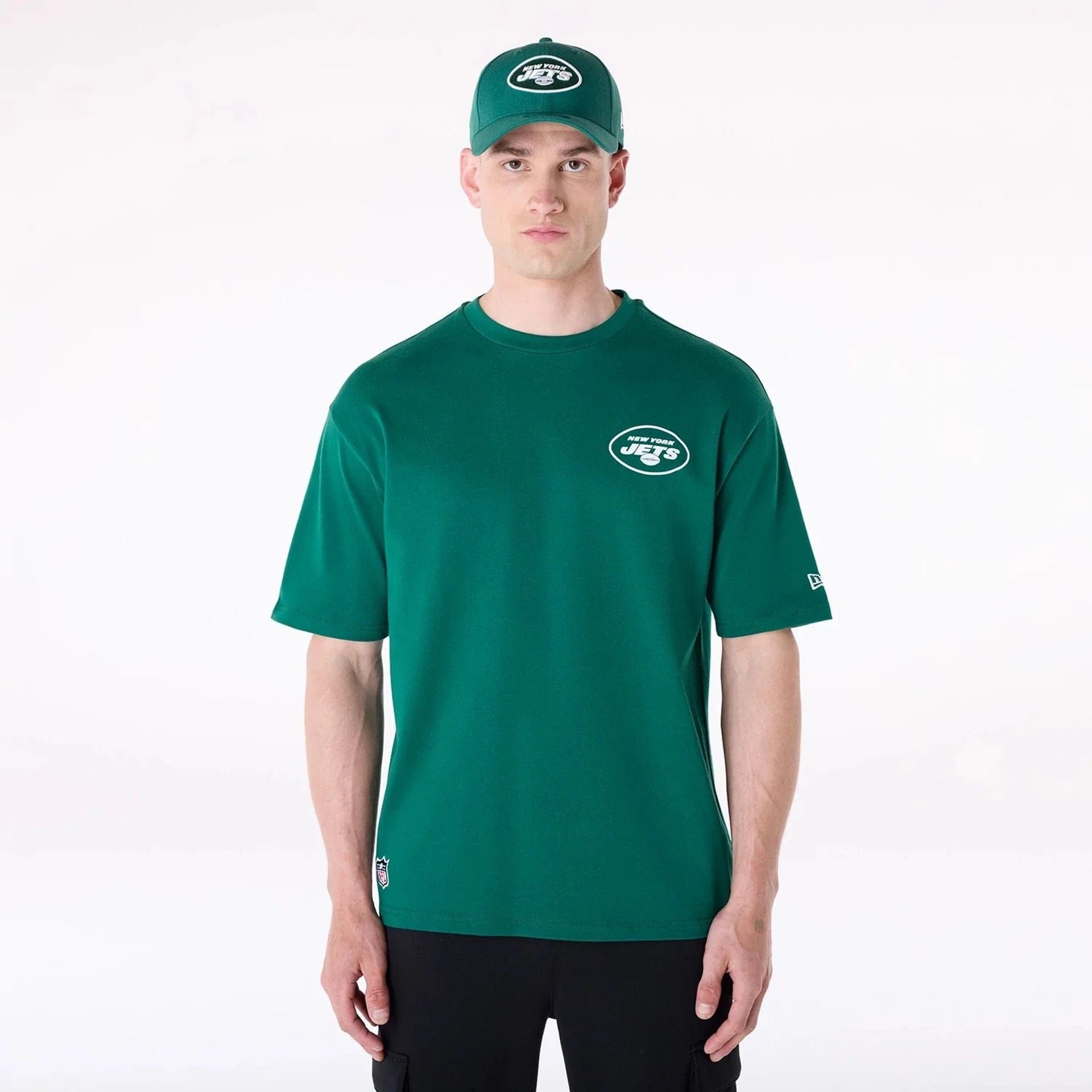 New Era T-Shirts New York Jets New Era NFL Graphic Hit Oversized T-Shirt - Green