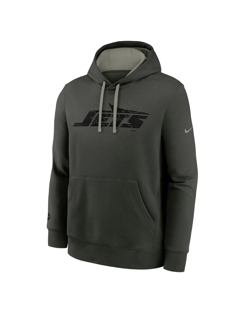 Nike Jumpers New York Jets Nike NFL Rivalries Fleece Hoodie Jumper - Gotham Green