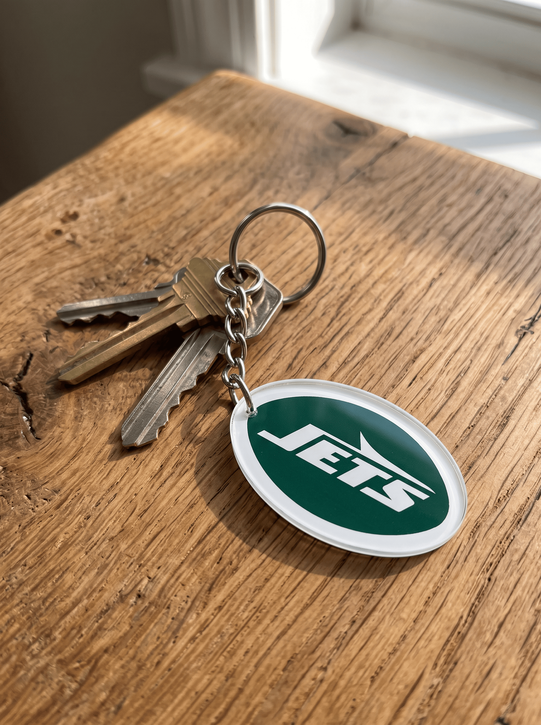 Wincraft Accessories New York Jets Wincraft NFL Premium Acrylic Team Key Ring