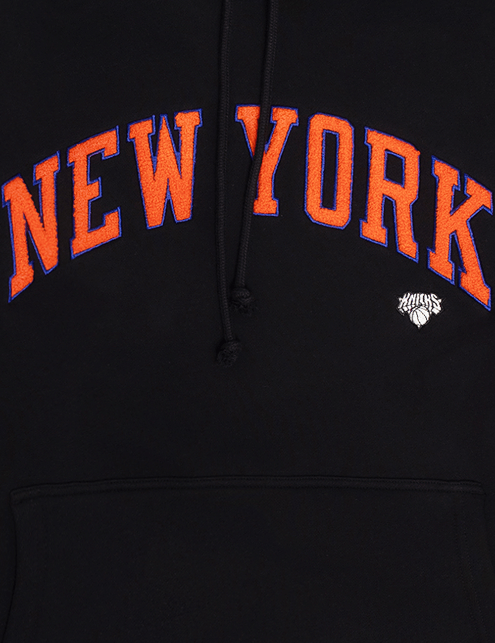 Mitchell And Ness Jumpers New York Knicks Mitchell & Ness NBA Big Apple Hoodie Jumper - Black
