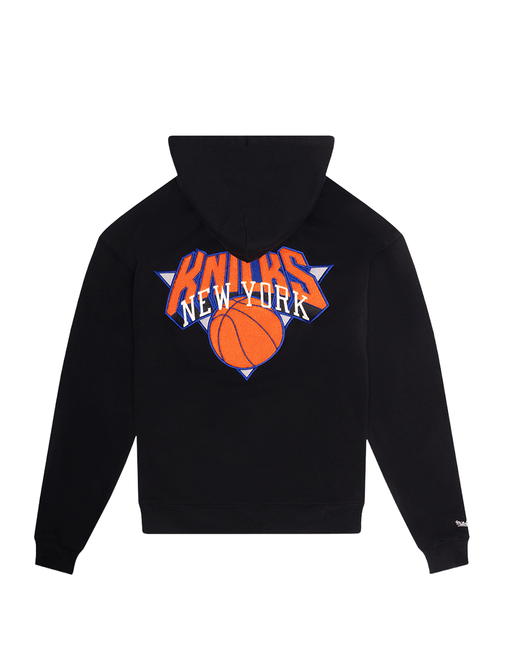 Mitchell And Ness Jumpers New York Knicks Mitchell & Ness NBA Big Apple Hoodie Jumper - Black