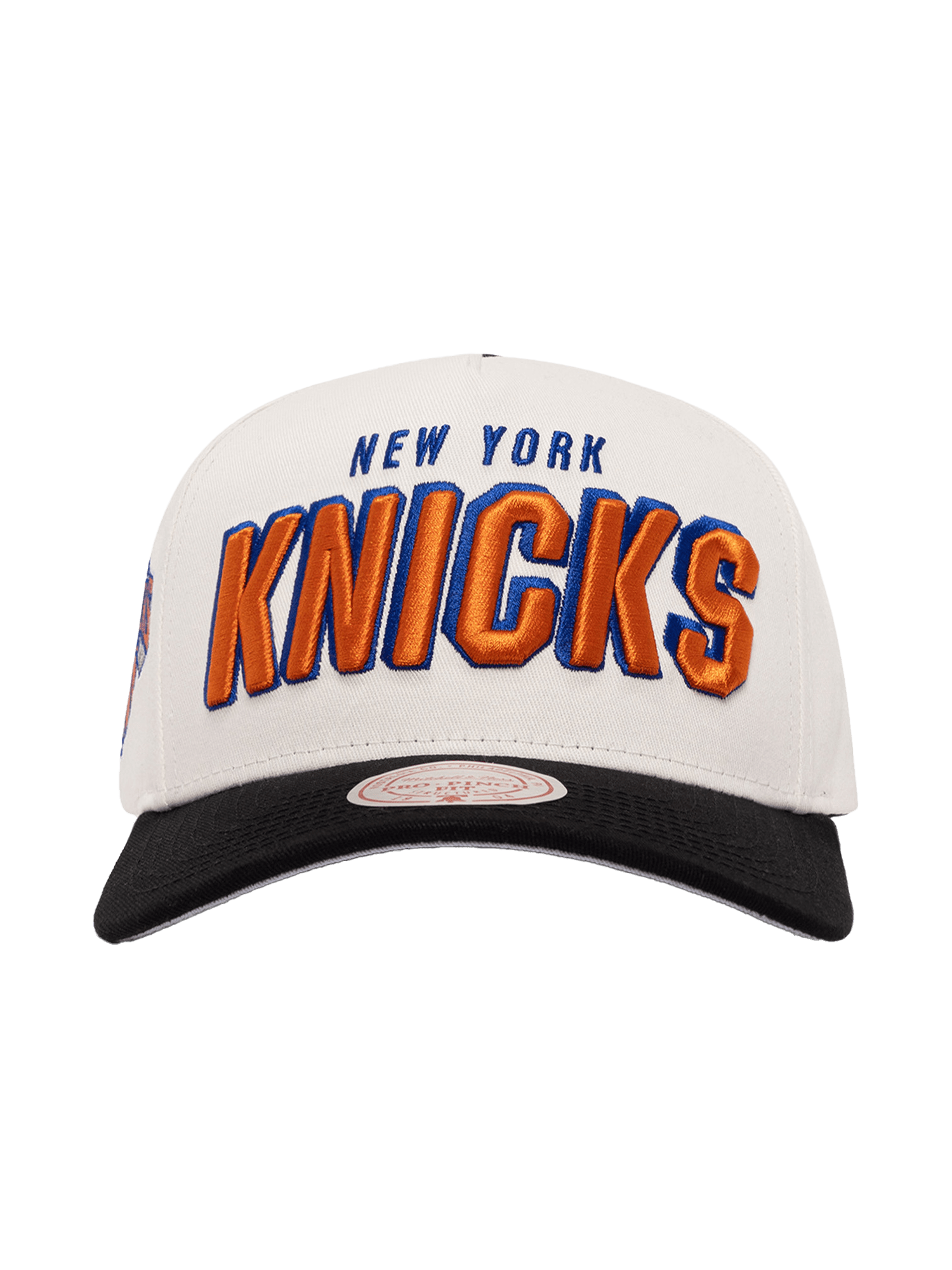Mitchell And Ness Caps New York Knicks Mitchell & Ness NBA HWC Draft Day Pro Pinch Snapback Hat