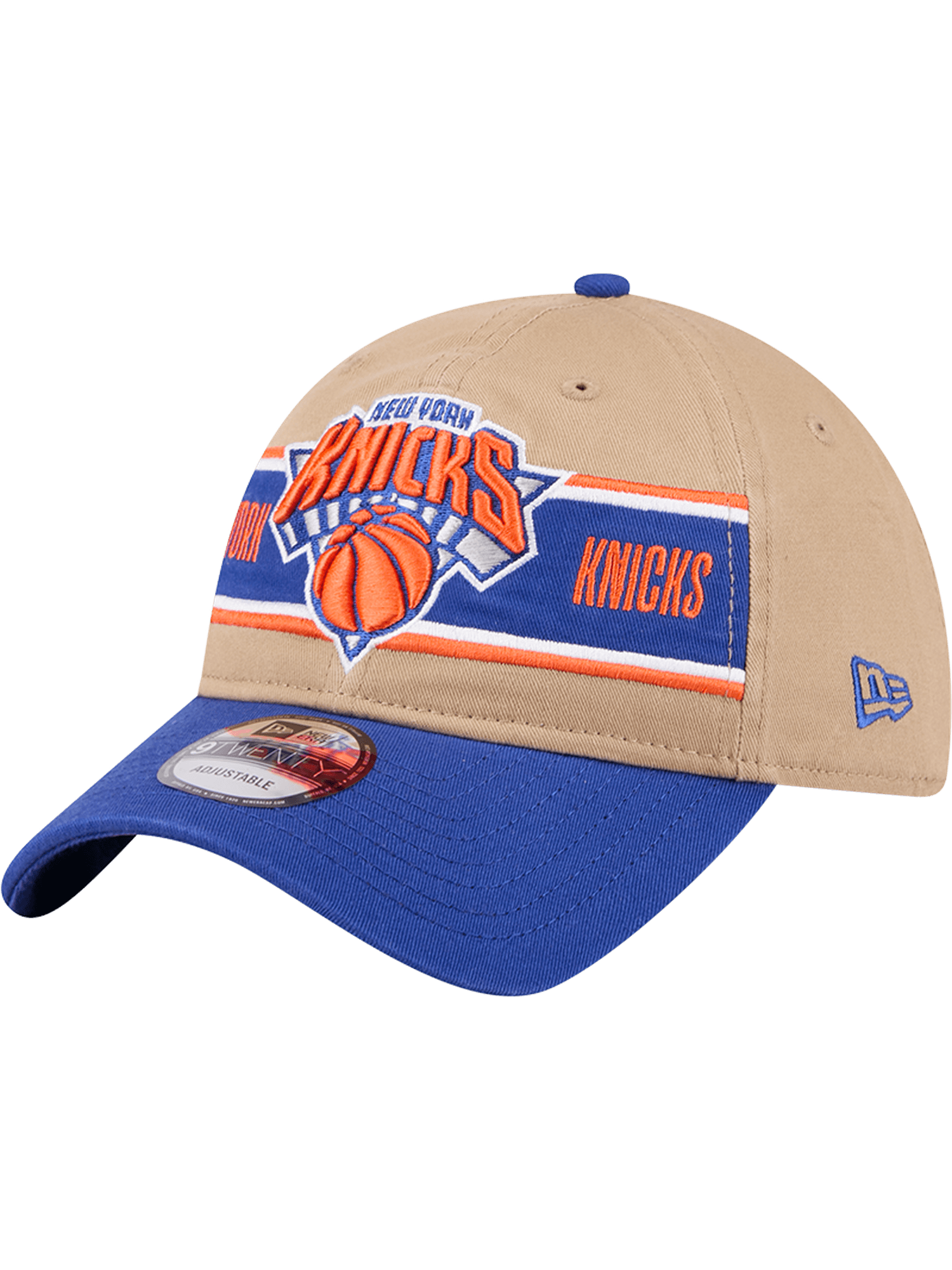 New Era Caps New York Knicks New Era NBA 24 Draft 9TWENTY Strapback Hat - Tan