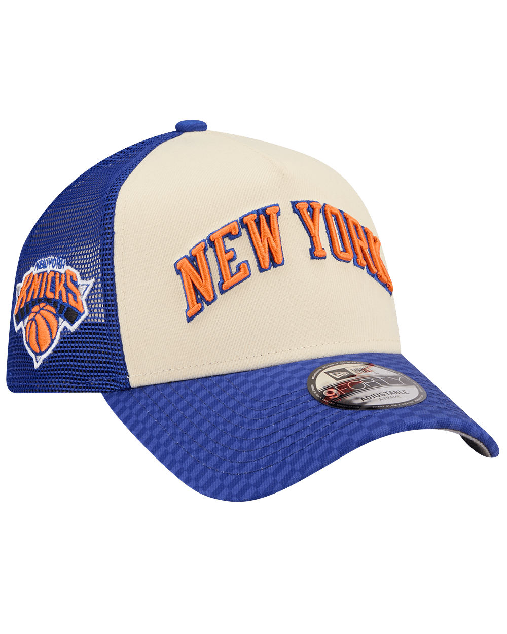 New Era Caps New York Knicks New Era NBA 25-26 City Edition 9FORTY A-Frame Snapback Hat