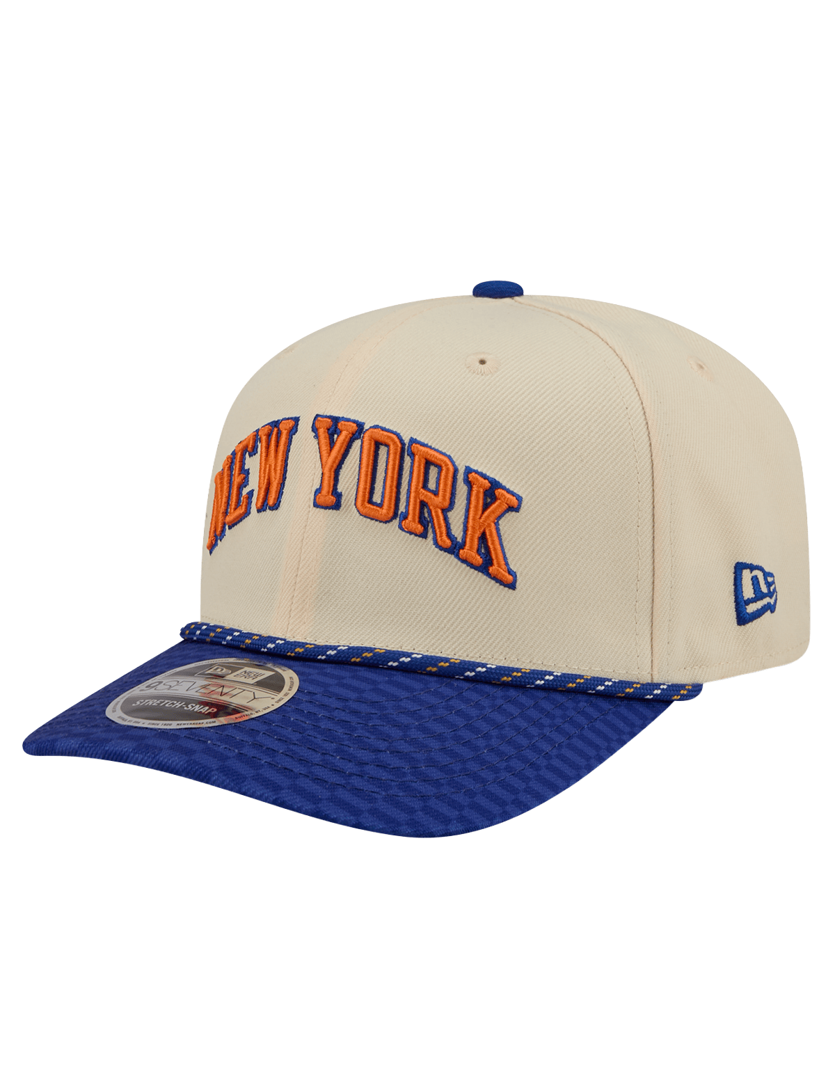 New Era Caps New York Knicks New Era NBA 25-26 City Edition 9SEVENTY Stretch Snapback Hat