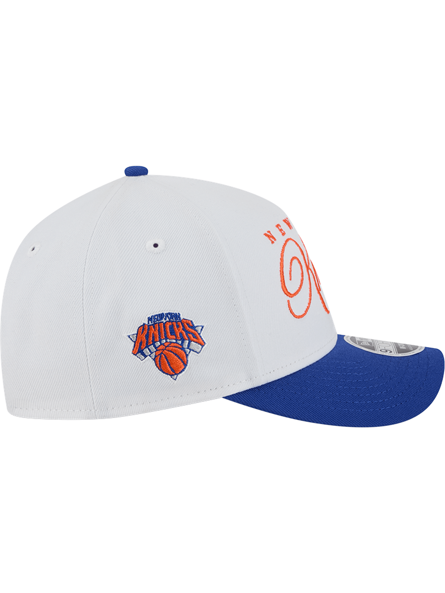New Era Caps New York Knicks New Era NBA 25 Draft 9FORTY M-Crown A-Frame Snapback Hat - White