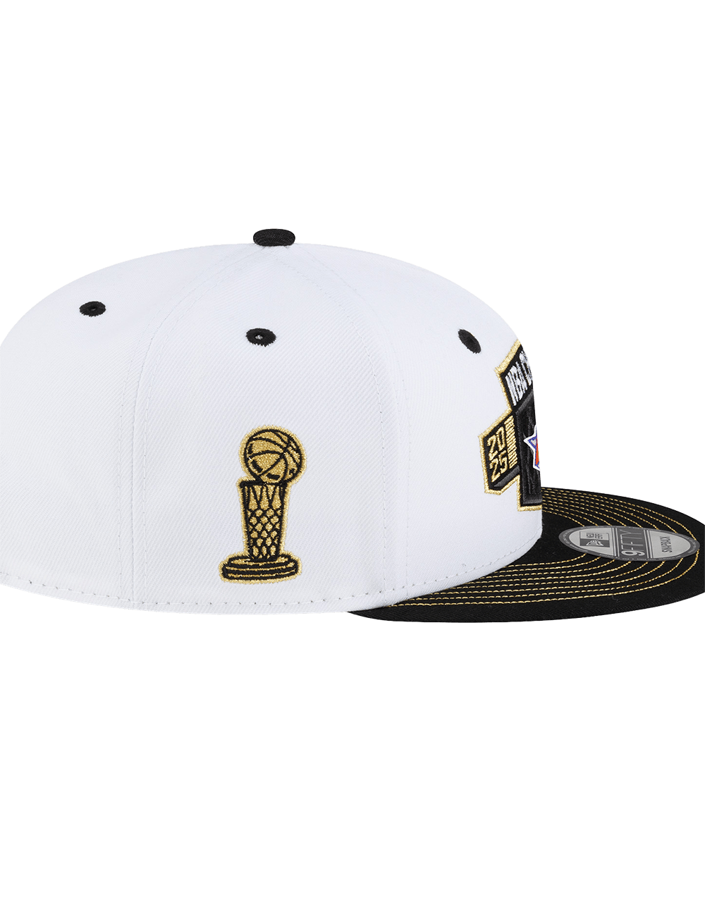 New Era Caps OSFM New York Knicks New Era NBA 26 Champs 9FIFTY Flat Brim Snapback Hat - White