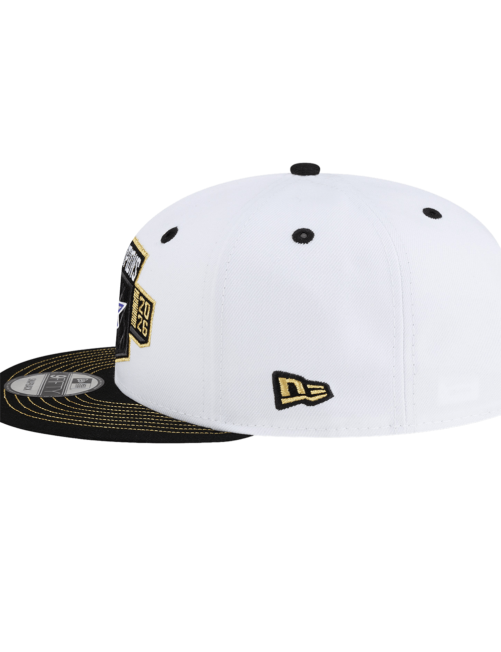 New Era Caps OSFM New York Knicks New Era NBA 26 Champs 9FIFTY Flat Brim Snapback Hat - White