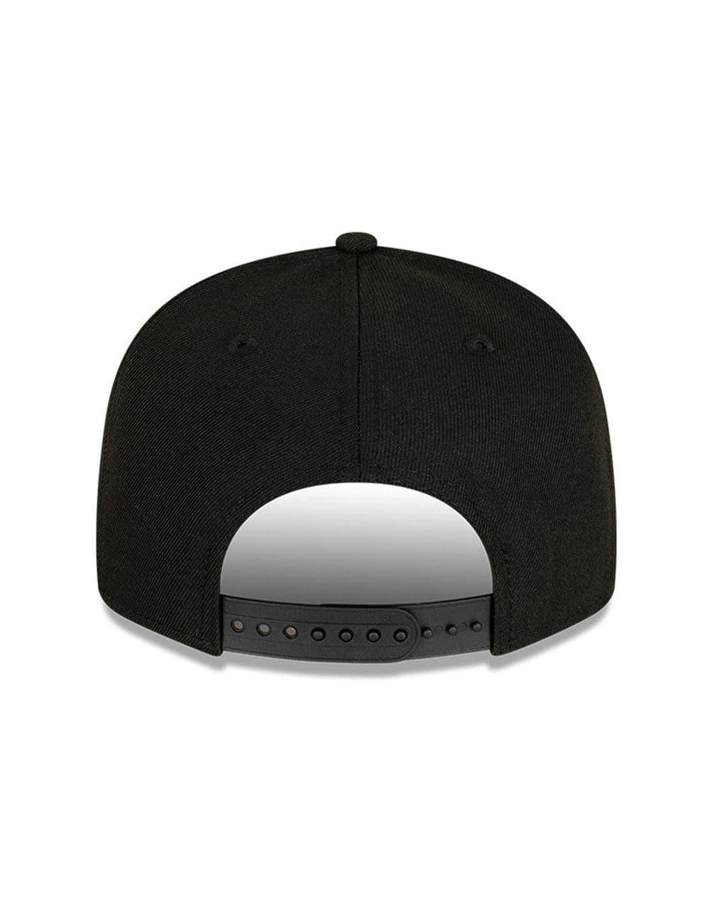 New Era Caps New York Knicks New Era NBA Champs Patch 9FIFTY Snapback Hat - Black