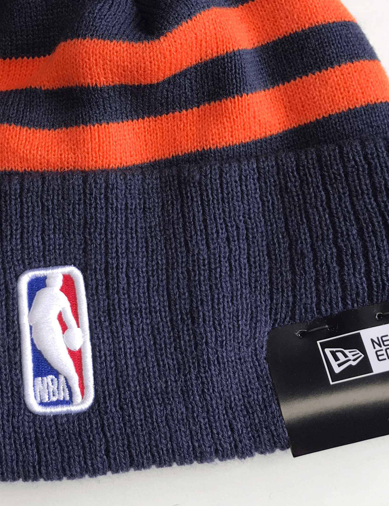New Era Caps New York Knicks New Era NBA Statement Knit Beanie - Navy