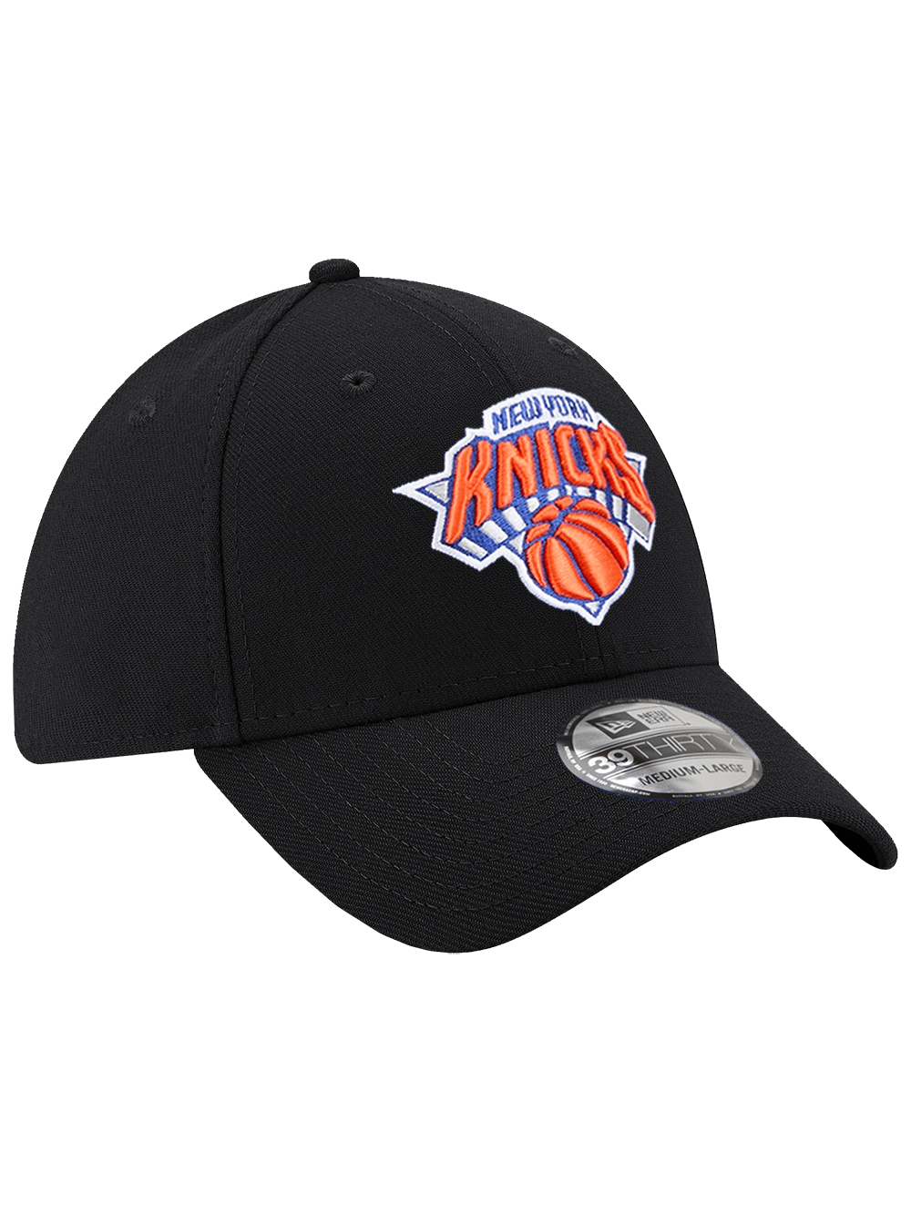 New Era Caps New York Knicks New Era NBA Team 39THIRTY Stretch-Fit Hat - Black