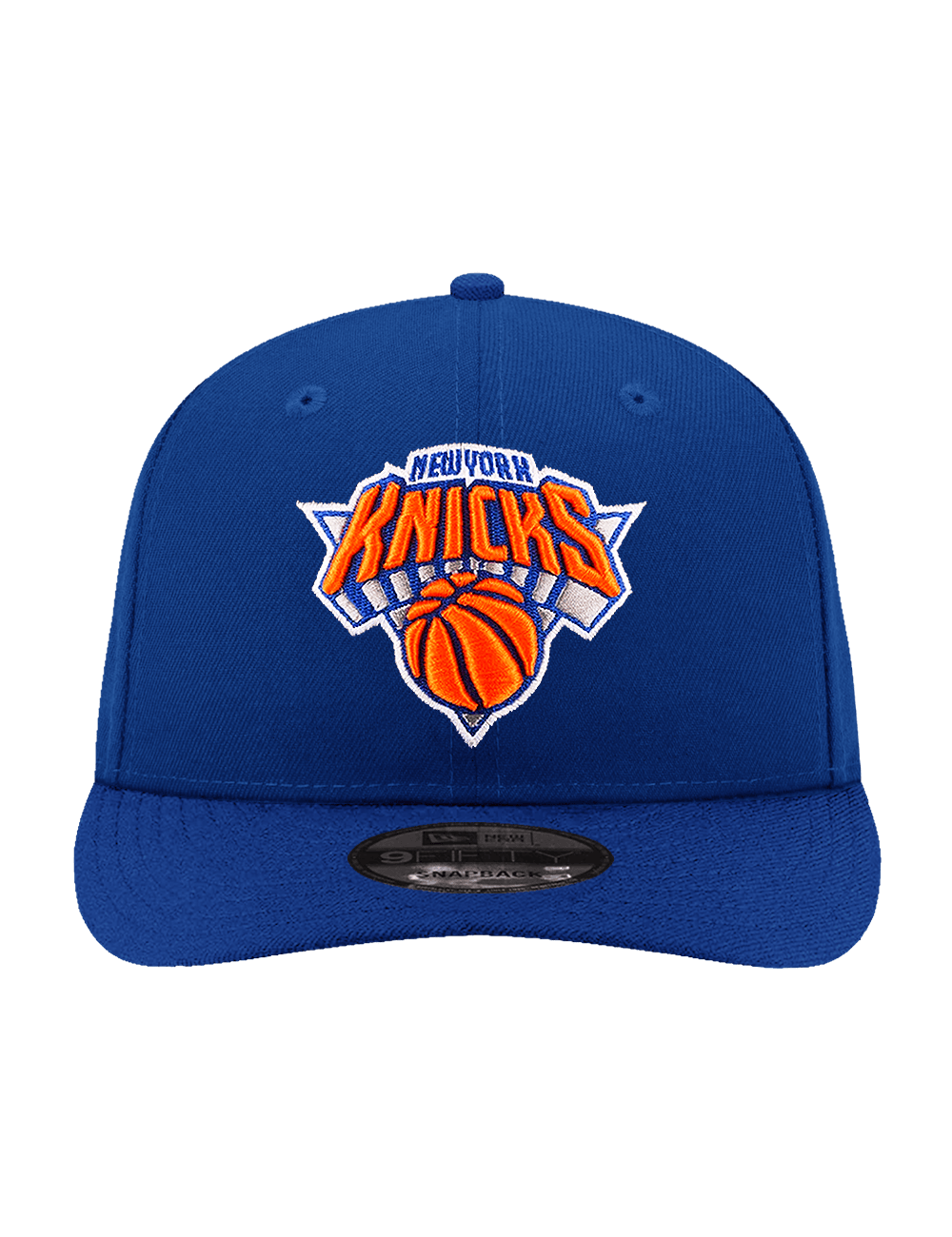 New Era Caps OSFA New York Knicks New Era NBA Team 9FIFTY Pre-Curved Snapback Hat - Blue