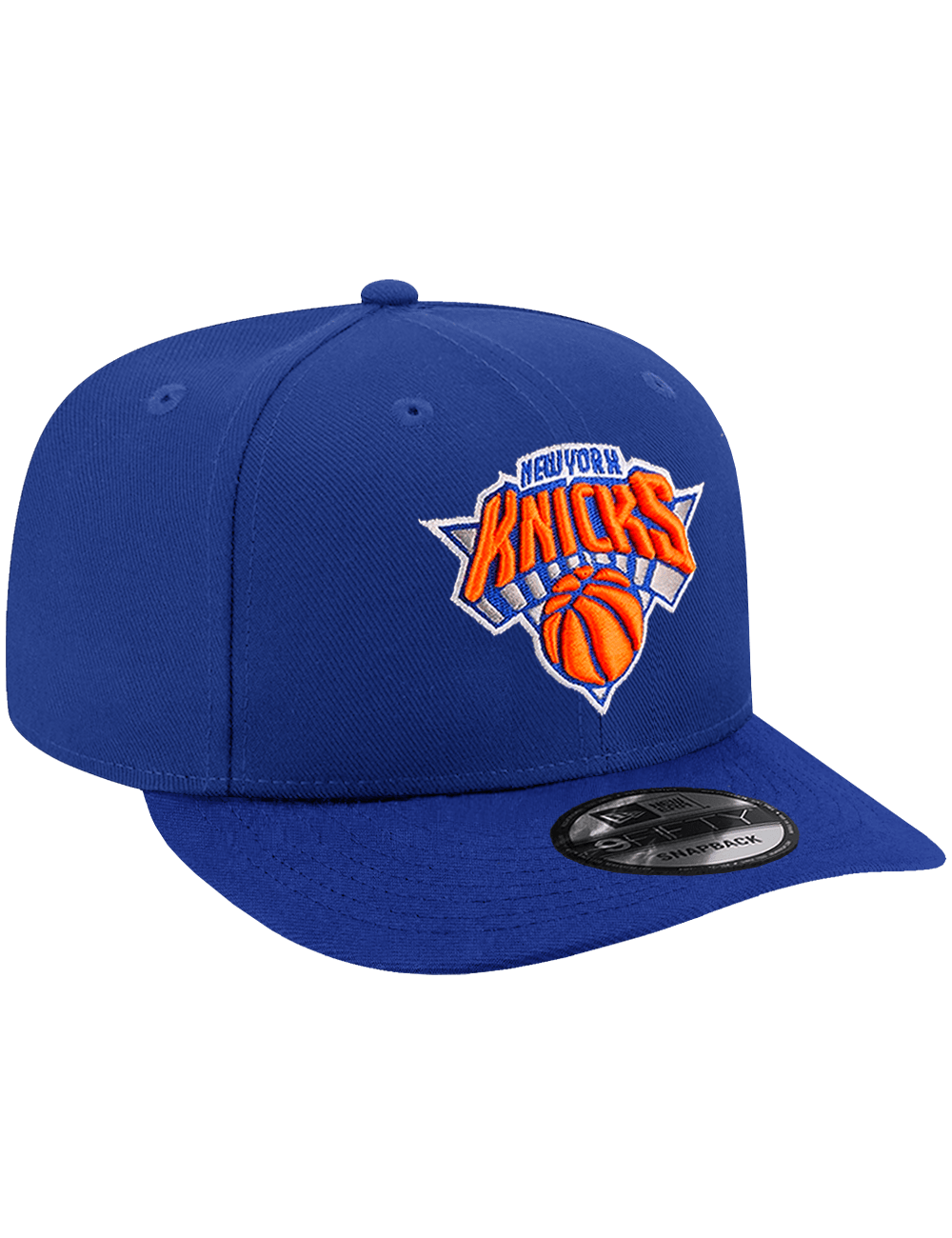 New Era Caps OSFA New York Knicks New Era NBA Team 9FIFTY Pre-Curved Snapback Hat - Blue