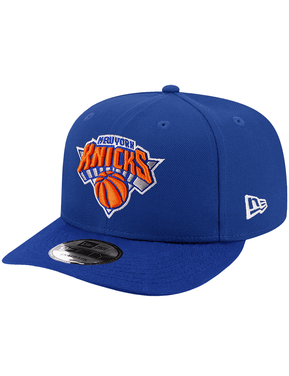 New Era Caps OSFA New York Knicks New Era NBA Team 9FIFTY Pre-Curved Snapback Hat - Blue