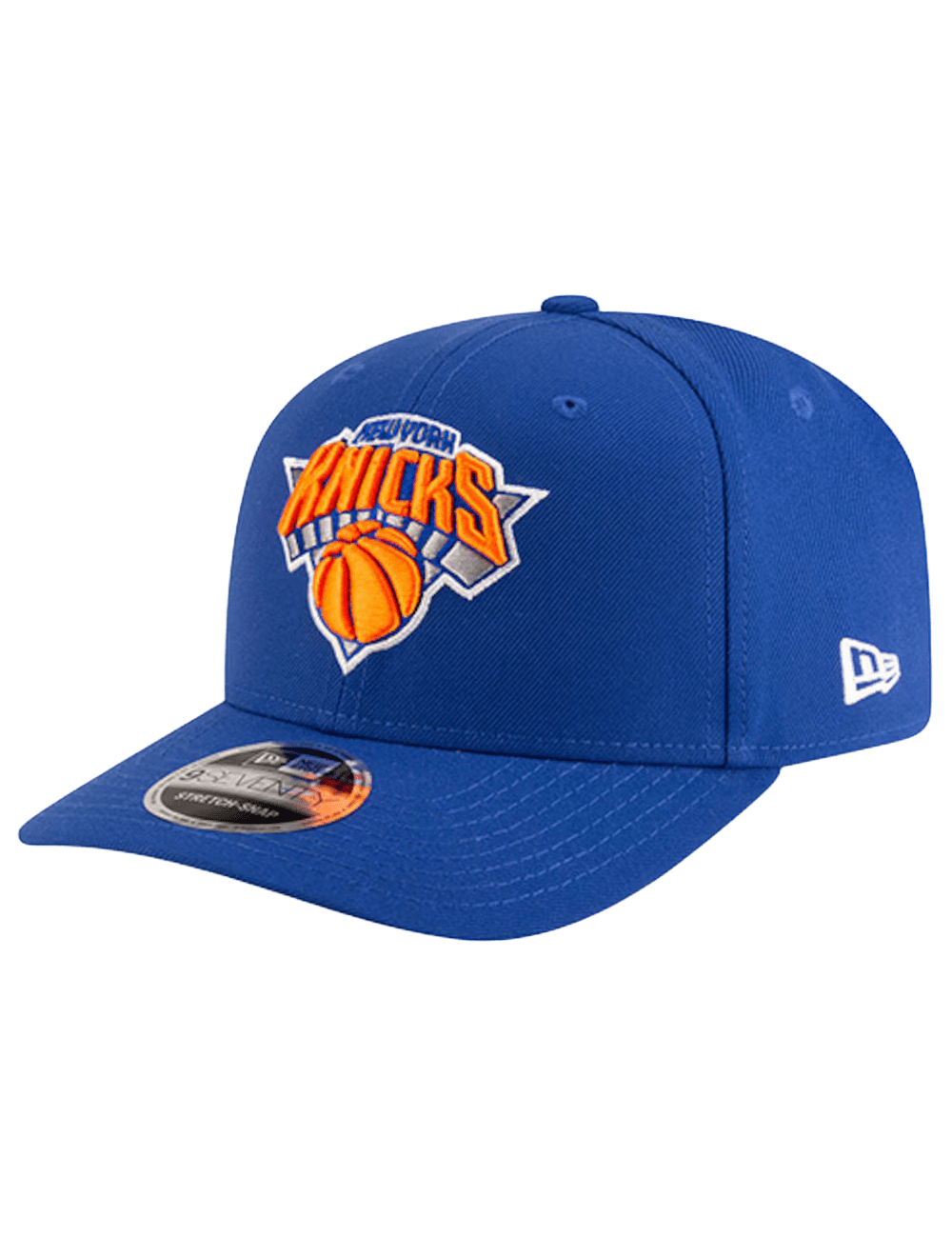 New Era Caps New York Knicks New Era NBA Team 9SEVENTY Stretch-Snapback Hat - Blue