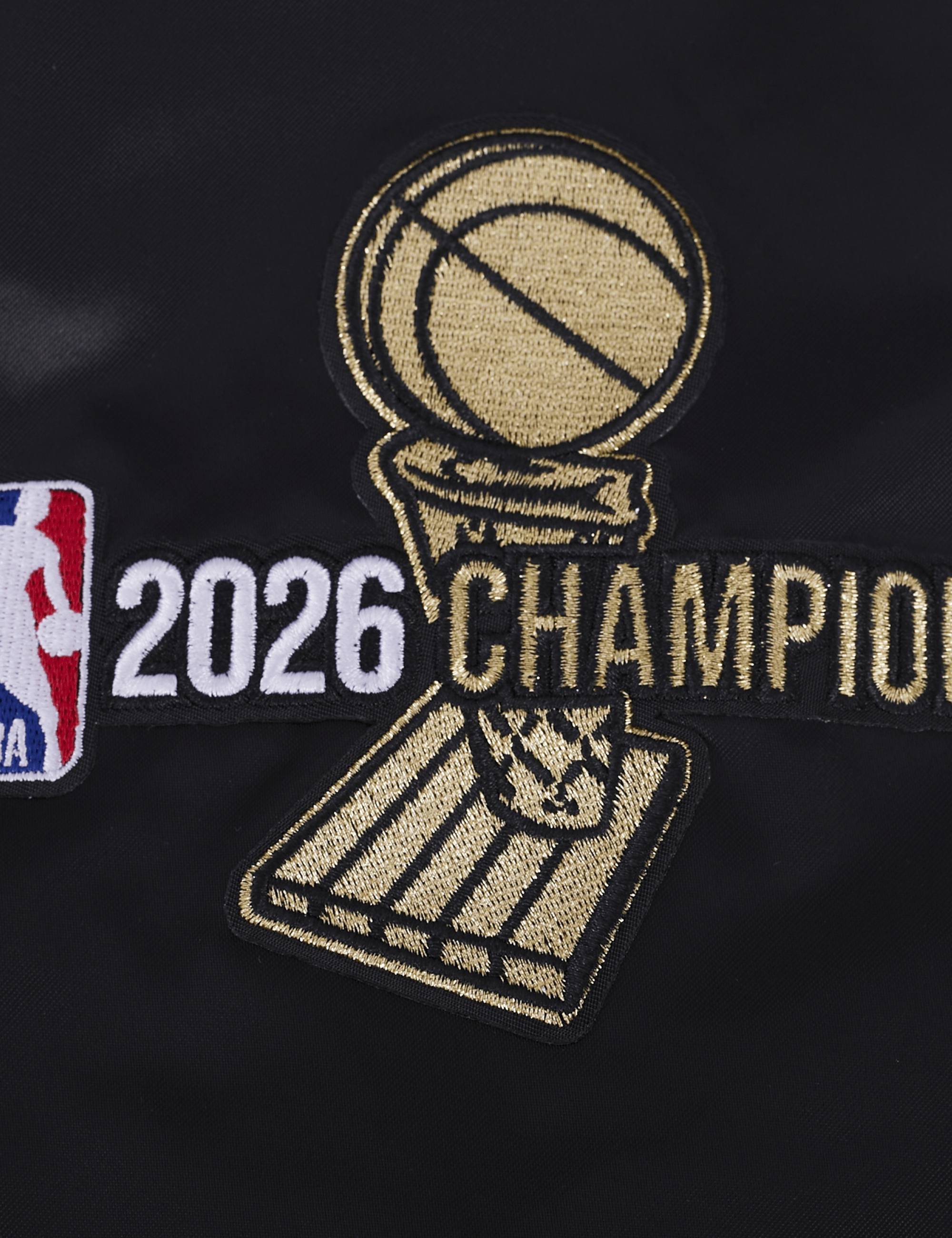 Pro Standard Jackets New York Knicks Pro Standard NBA 26 Champs Lightweight Satin Jacket - Black