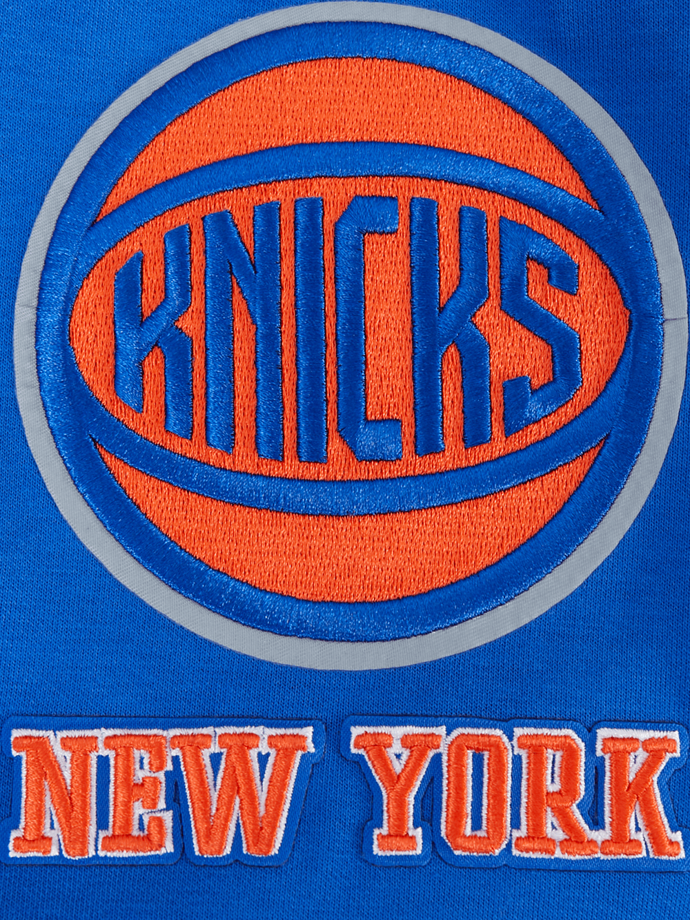 Pro Standard Jumpers New York Knicks Pro Standard NBA Classic Chenille Flex Hoodie Jumper - Blue