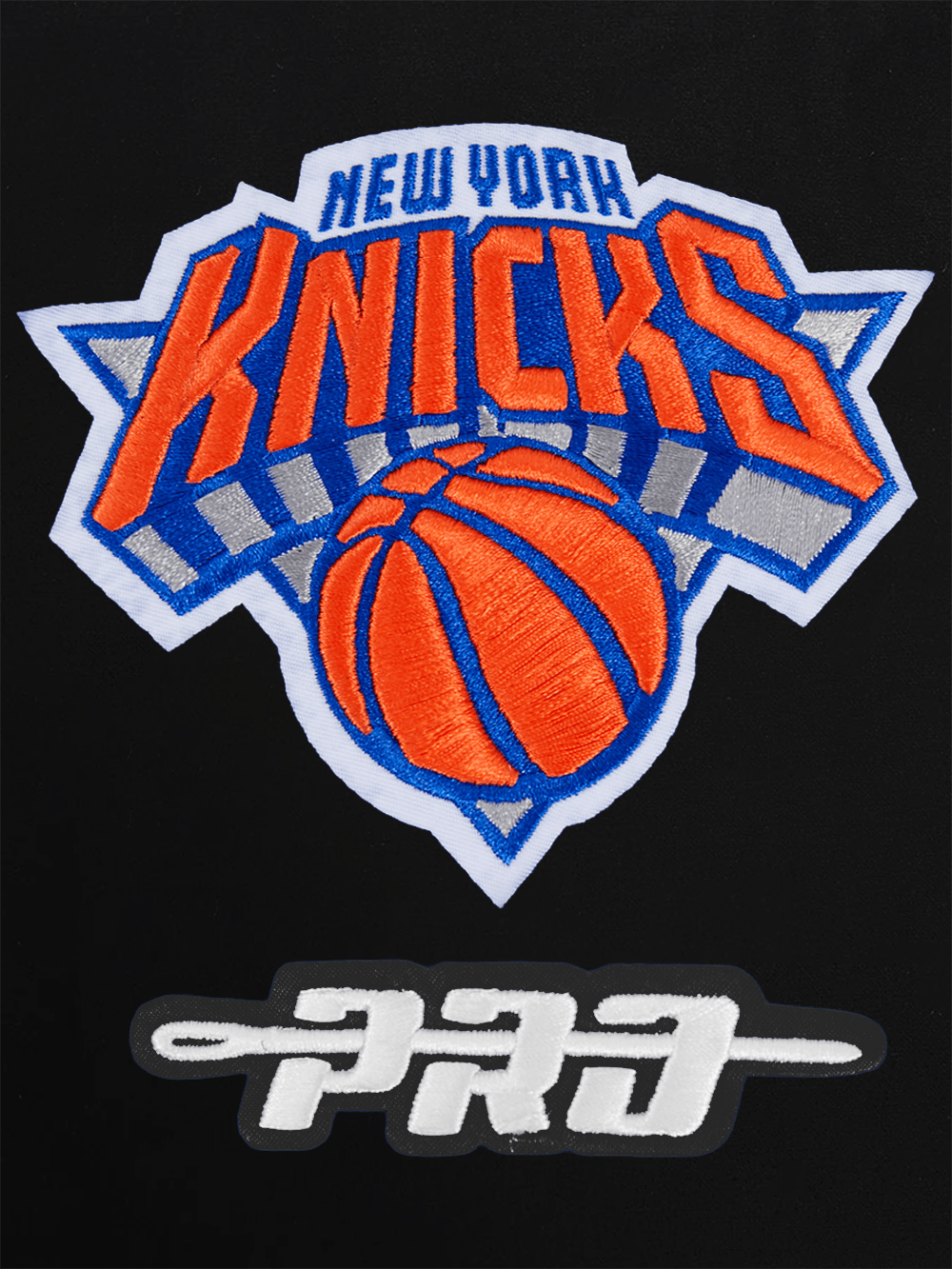 Pro Standard T-Shirts New York Knicks Pro Standard NBA Classic Chenille Flex T-Shirt - Black