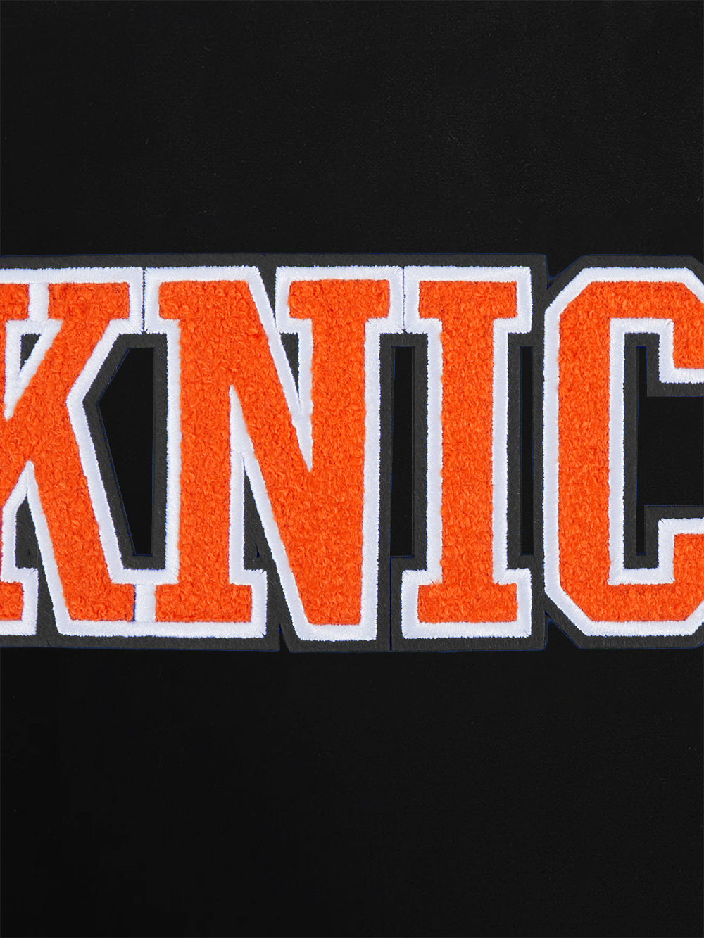 Pro Standard T-Shirts New York Knicks Pro Standard NBA Classic Chenille Flex T-Shirt - Black