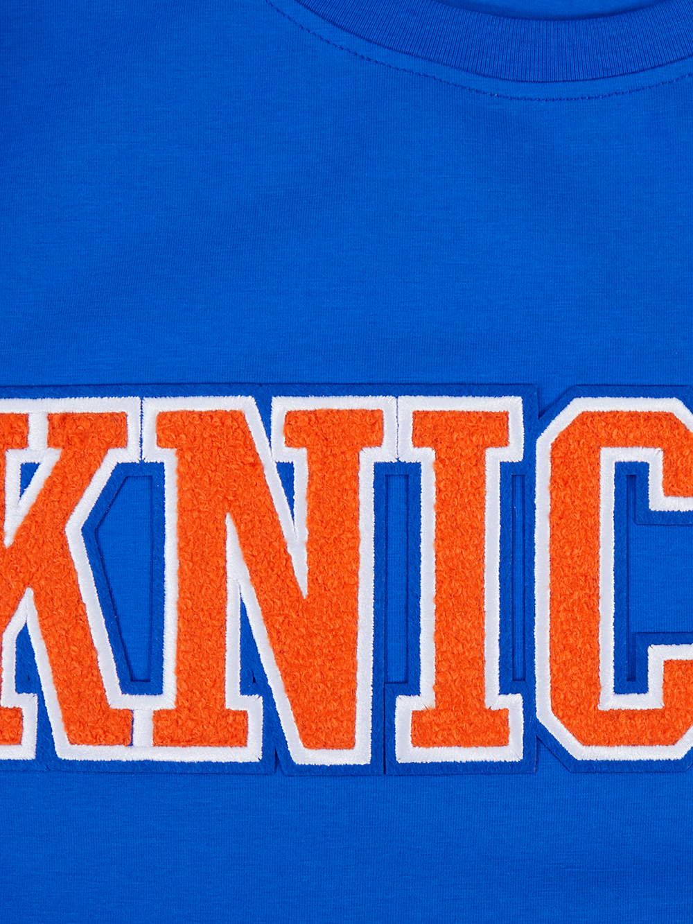 Pro Standard T-Shirts New York Knicks Pro Standard NBA Classic Chenille Flex T-Shirt - Blue