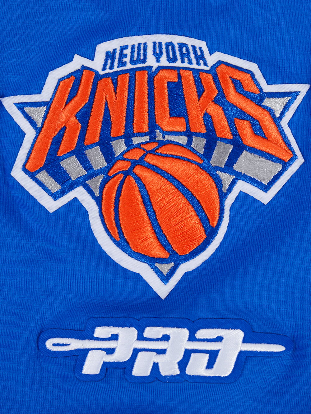 Pro Standard T-Shirts New York Knicks Pro Standard NBA Classic Chenille Flex T-Shirt - Blue