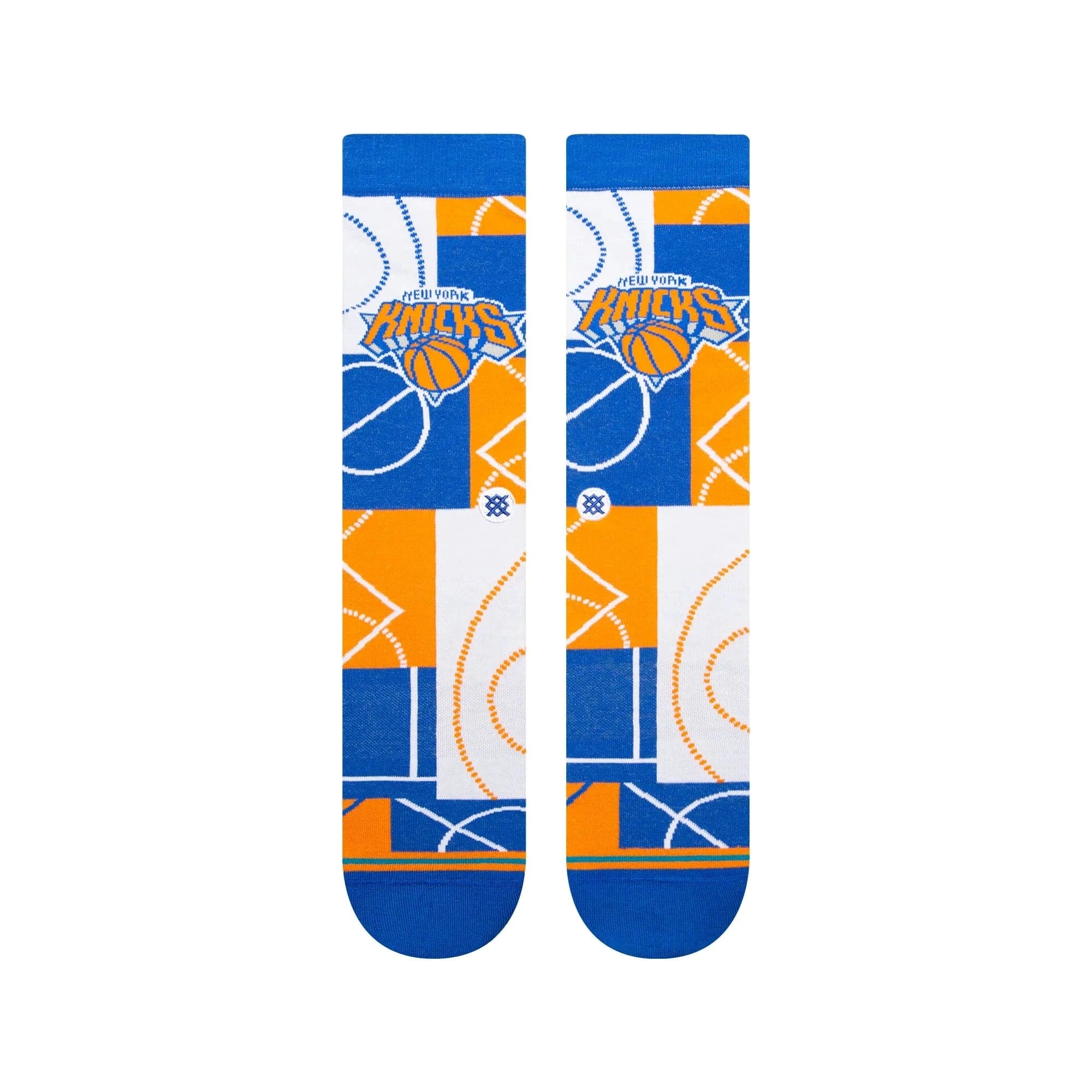 Stance Socks Large (9-12 US) New York Knicks Stance NBA Zone Crew Socks - Blue