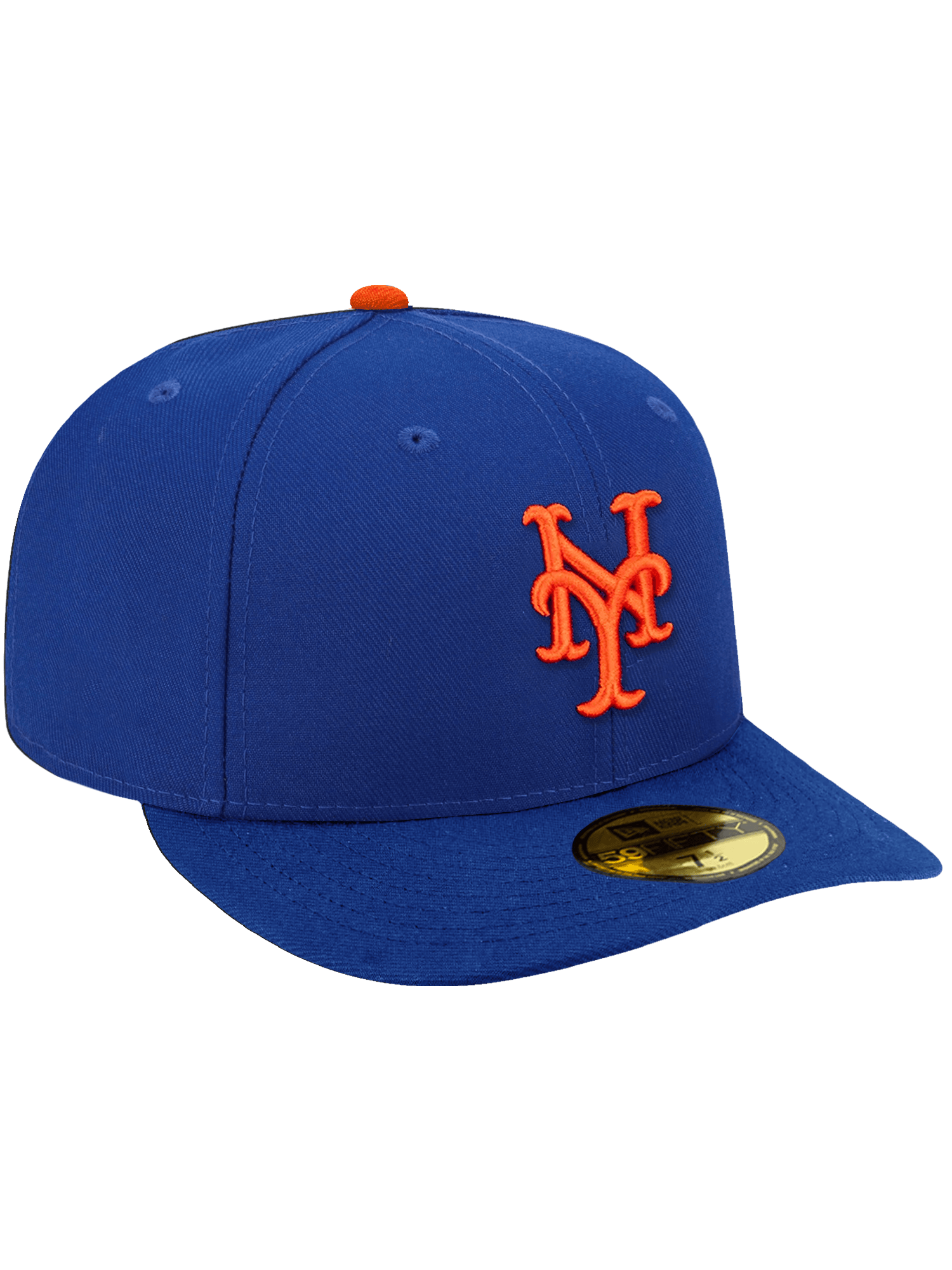 New Era Caps New York Mets New Era MLB AC On-Field Game 59FIFTY Pre-Curved Fitted Hat - Blue