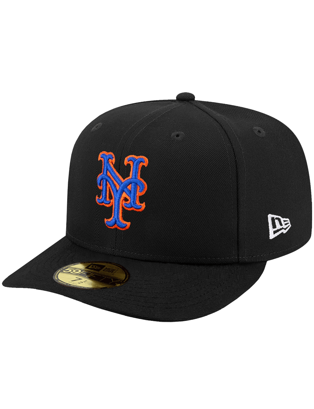 New Era Caps New York Mets New Era MLB Alt2 Pre-Curved 59FIFTY Fitted Hat - Black