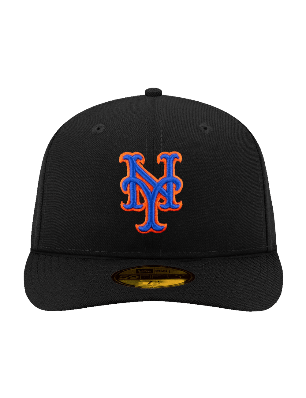 New Era Caps New York Mets New Era MLB Alt2 Pre-Curved 59FIFTY Fitted Hat - Black