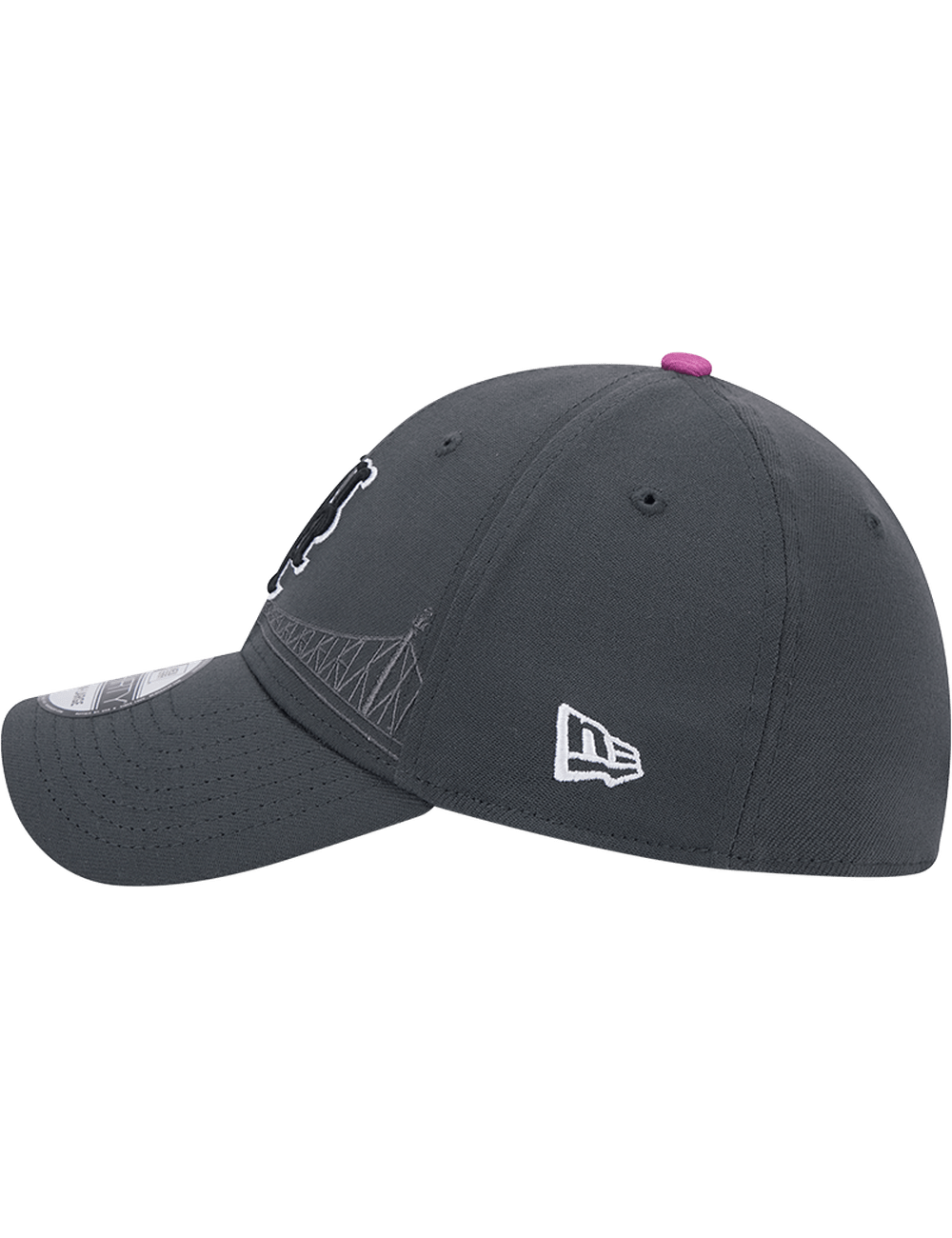 New Era Caps New York Mets New Era MLB City Connect 39THIRTY Stretch-Fit Hat - Graphite