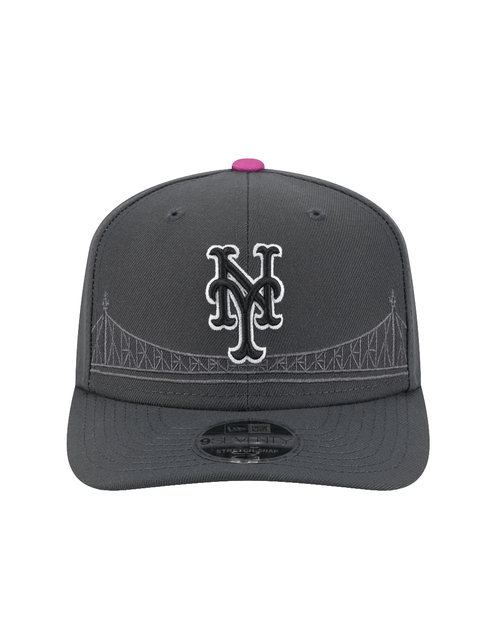 New Era Caps New York Mets New Era MLB City Connect 9SEVENTY Stretch Snapback Hat - Graphite