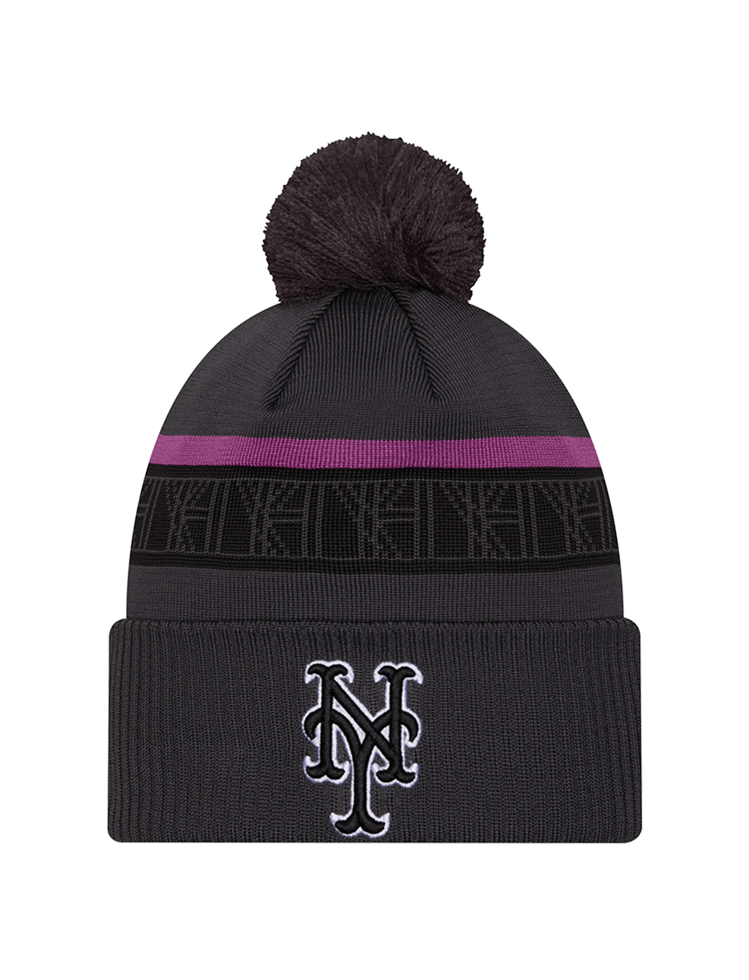 New Era Beanies New York Mets New Era MLB City Connect Knit Beanie - Graphite