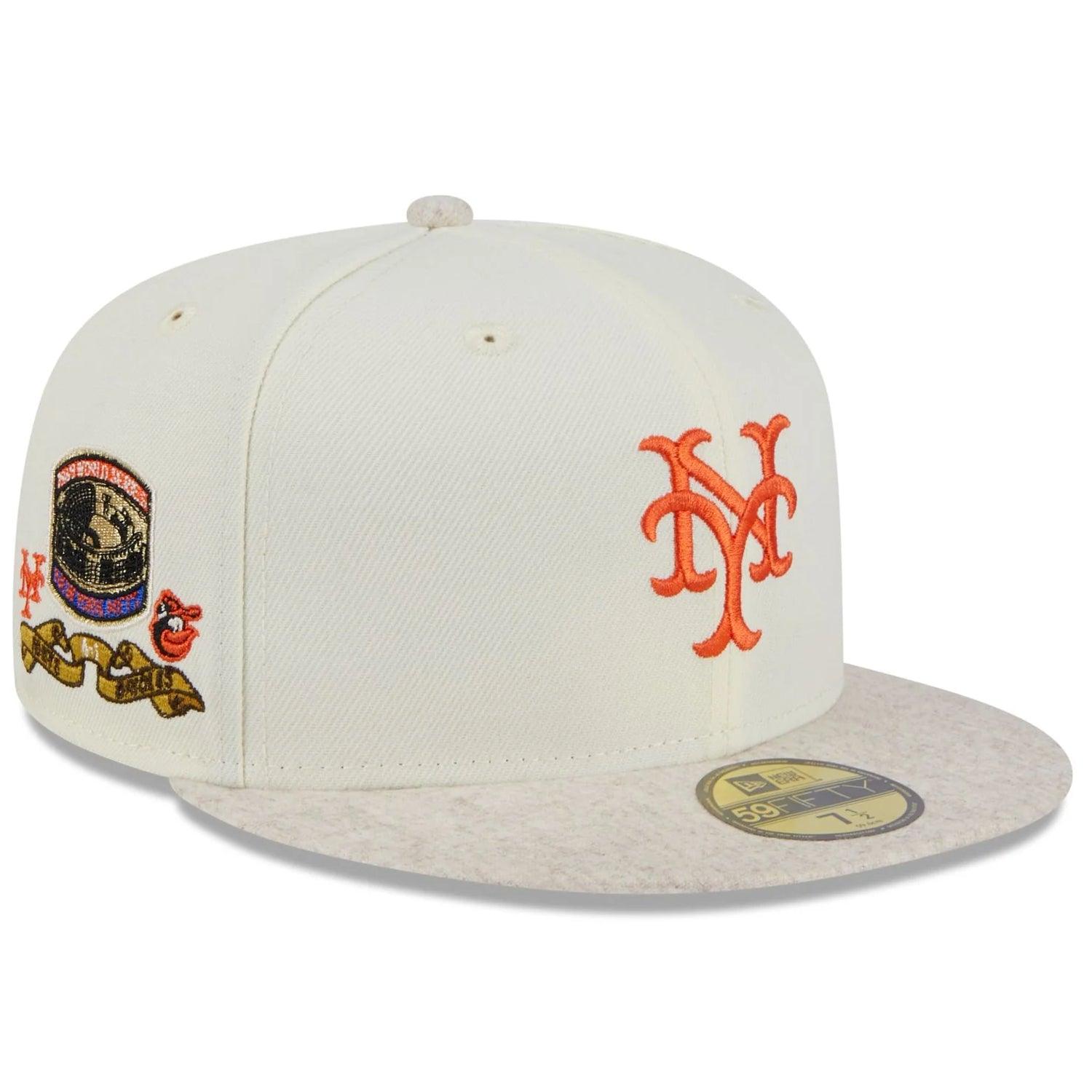 New Era Caps New York Mets New Era MLB Match-Up 59FIFTY Fitted Hat - Chrome