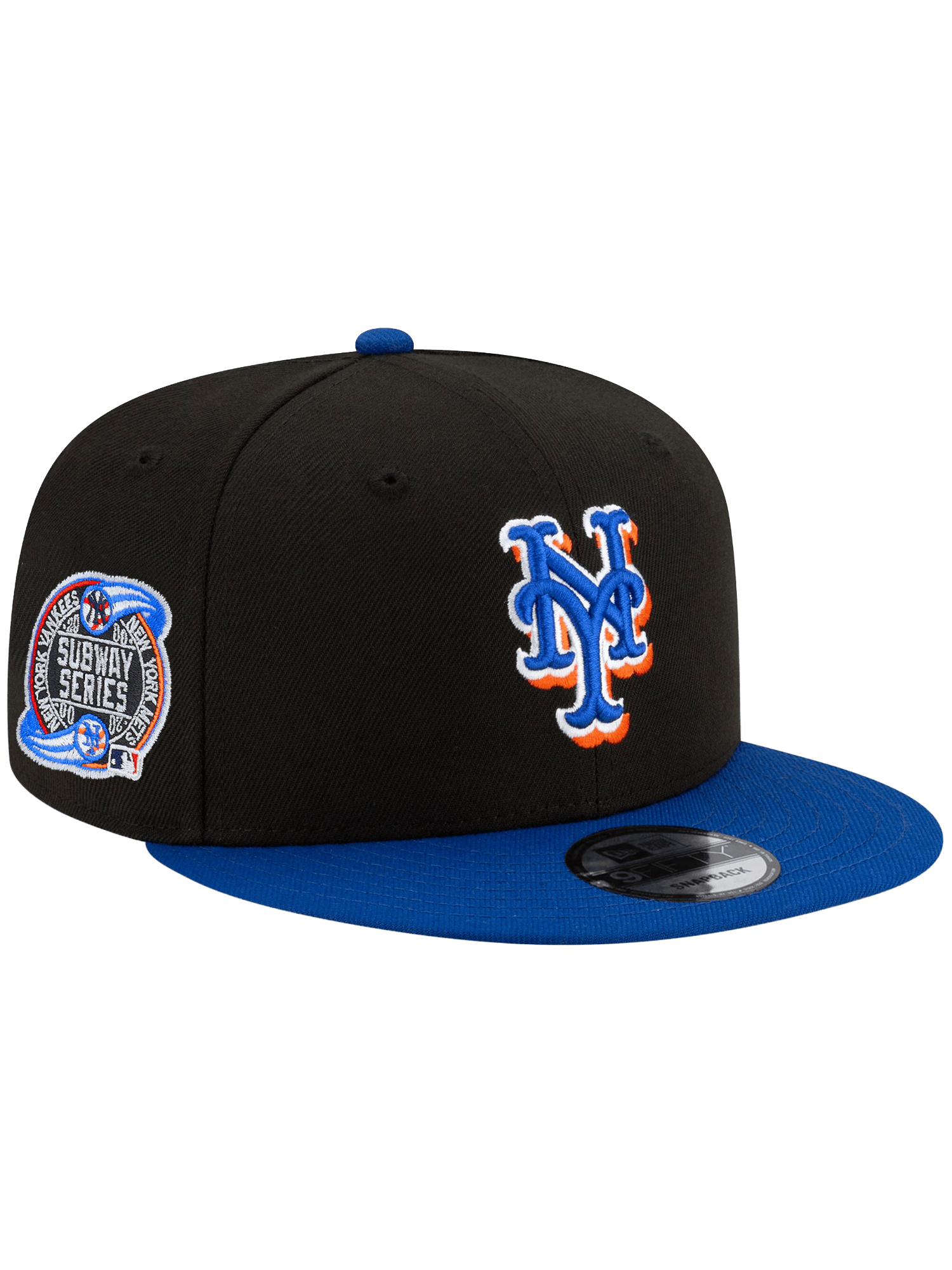 New Era Caps New York Mets New Era MLB Subway Series 2T 9FIFTY Snapback Hat - Black