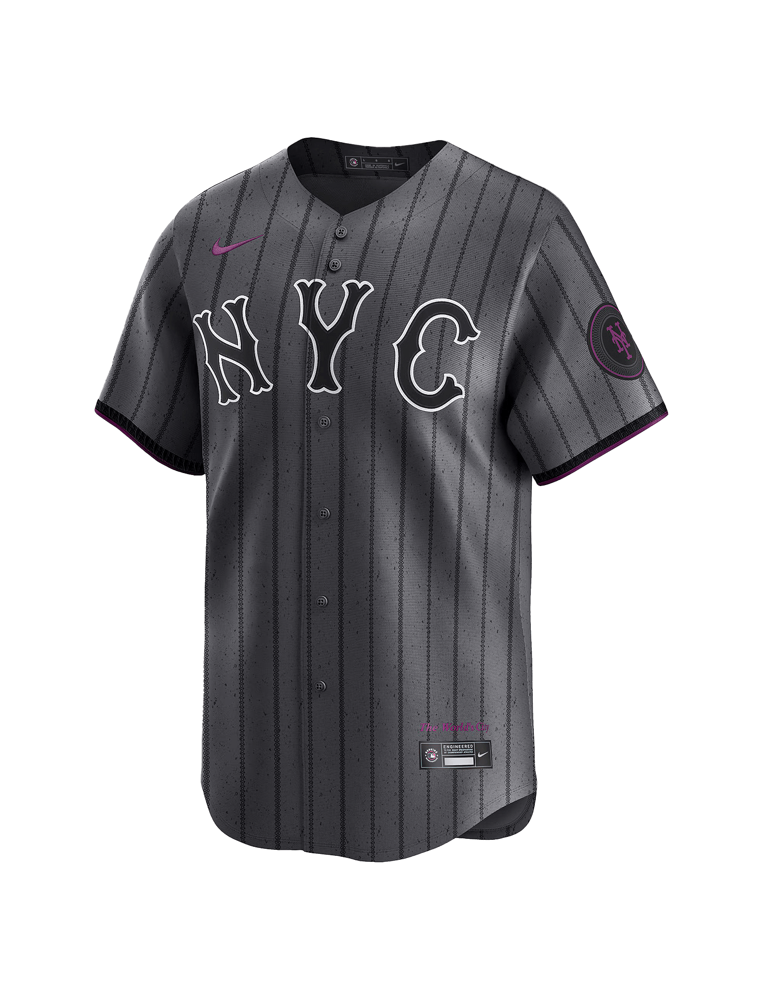 Nike Jerseys New York Mets Nike MLB City Connect Limited Jersey - Graphite