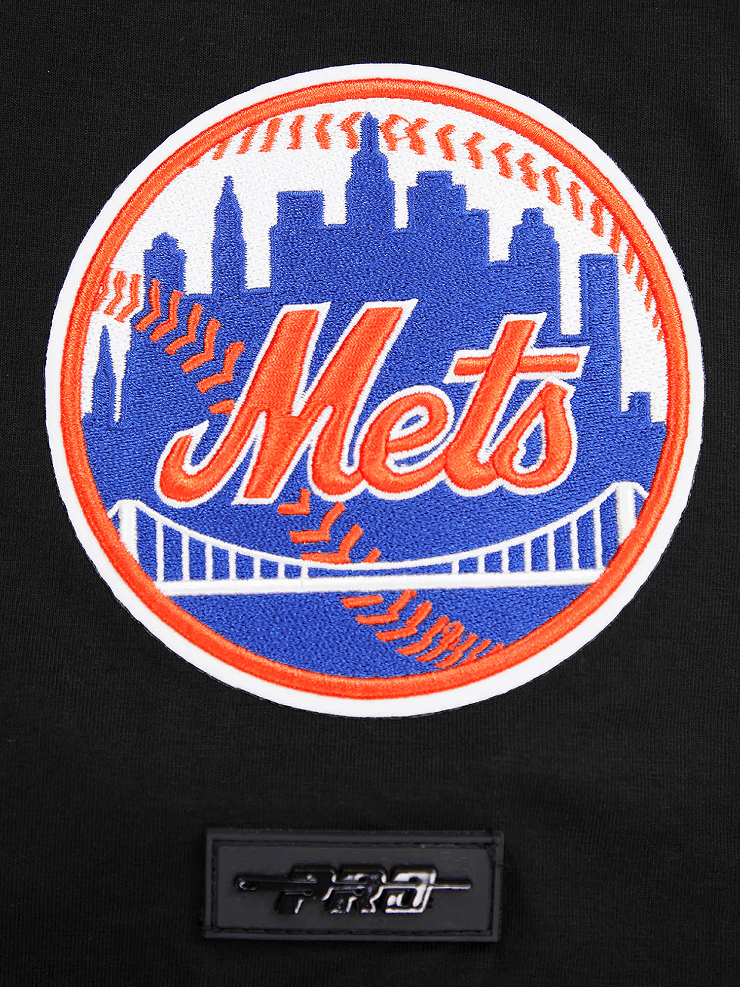 Pro Standard T-Shirts New York Mets Pro Standard MLB Classic Chenille T-Shirt - Black
