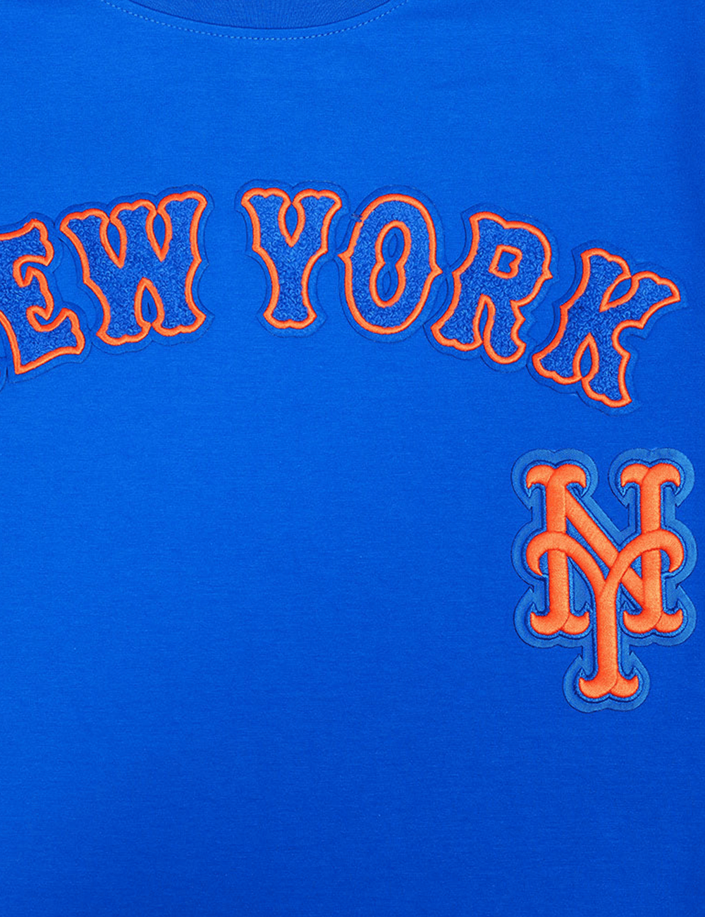 Pro Standard T-Shirts New York Mets Pro Standard MLB Team Classic Chenille Flex T-Shirt - Blue