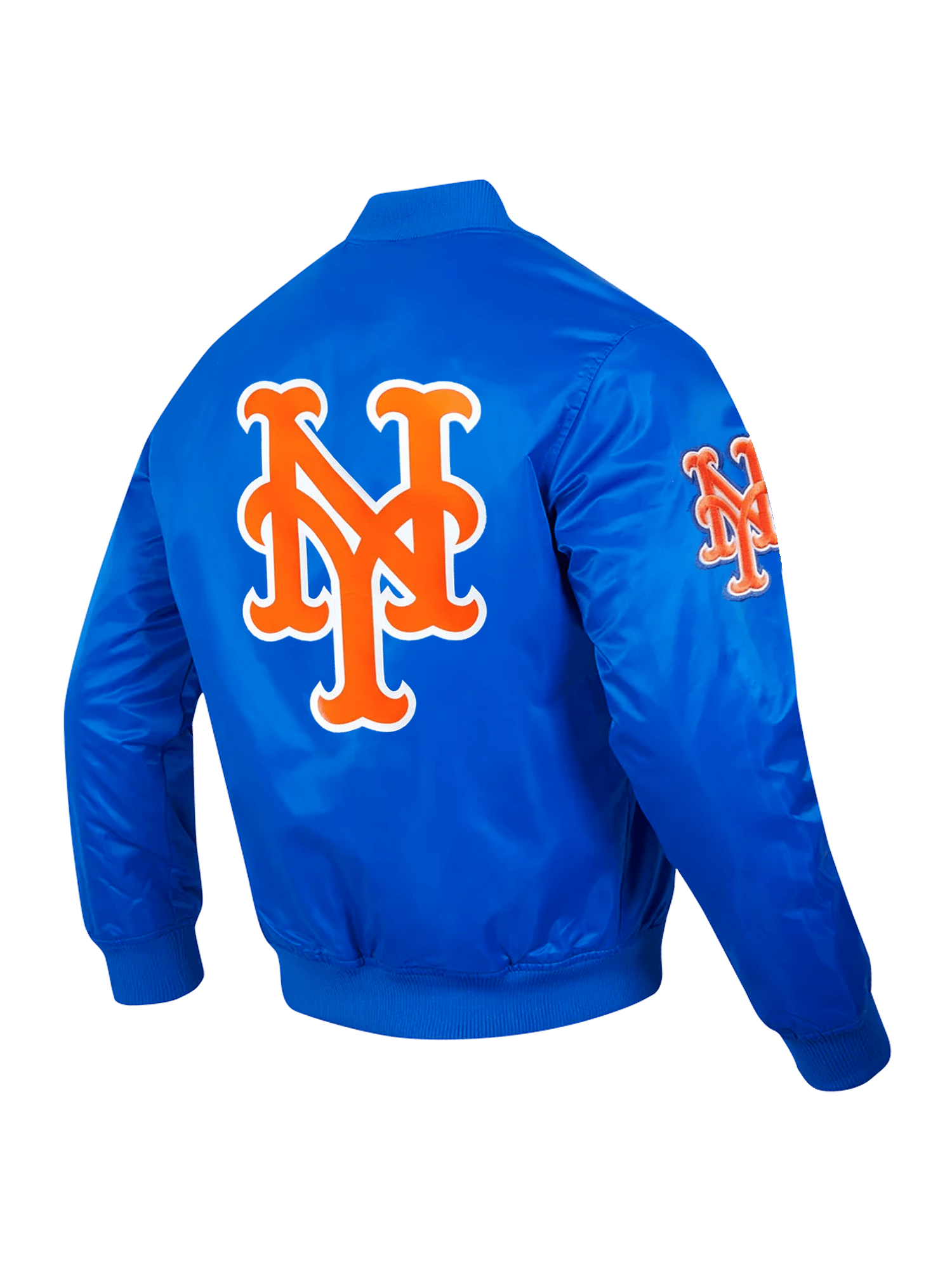 Pro Standard Jackets New York Mets Pro Standard MLB Team Classic Satin Button Jacket - Blue