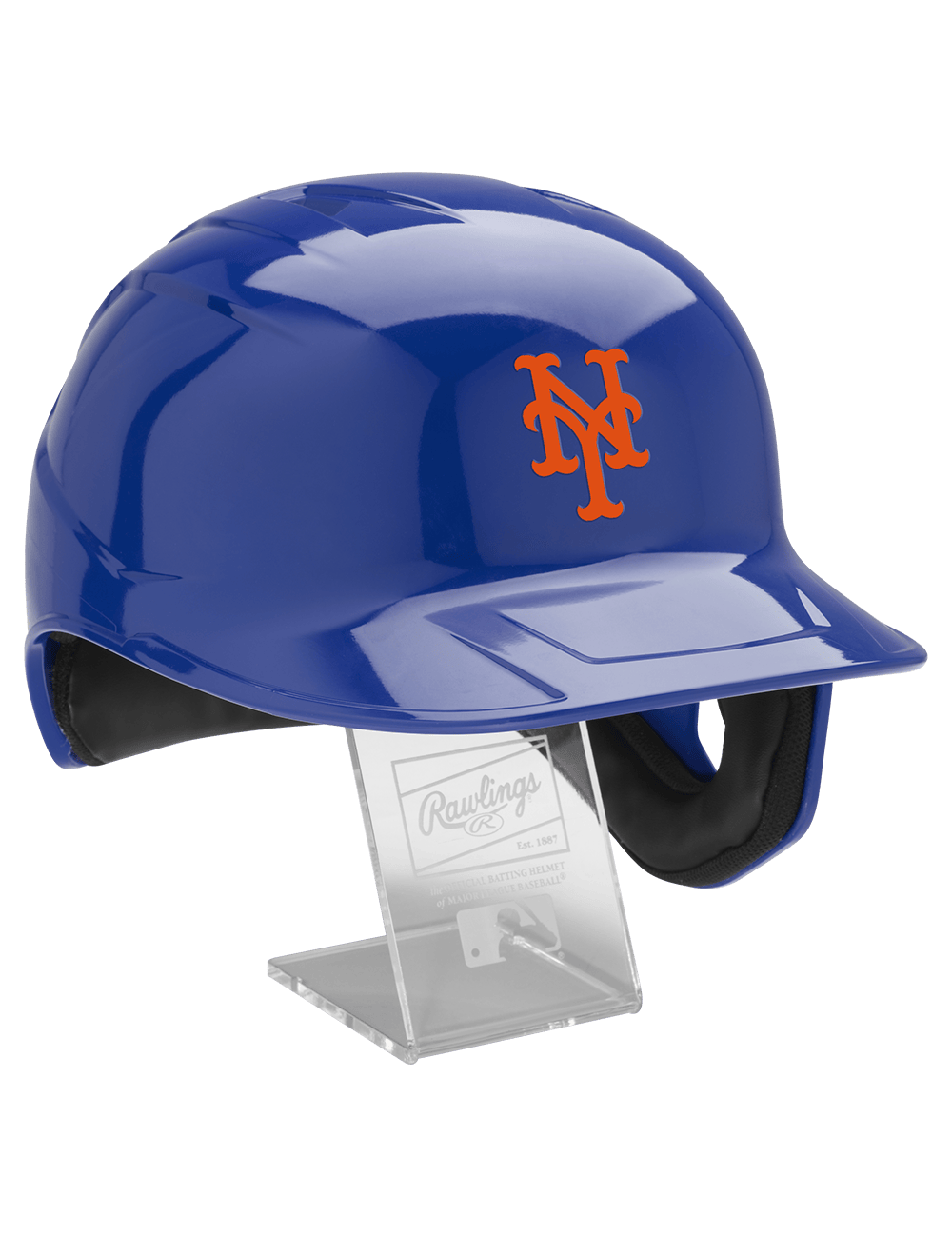 Rawlings Accessories New York Mets Rawlings MLB Full Size Replica Helmet W/Stand