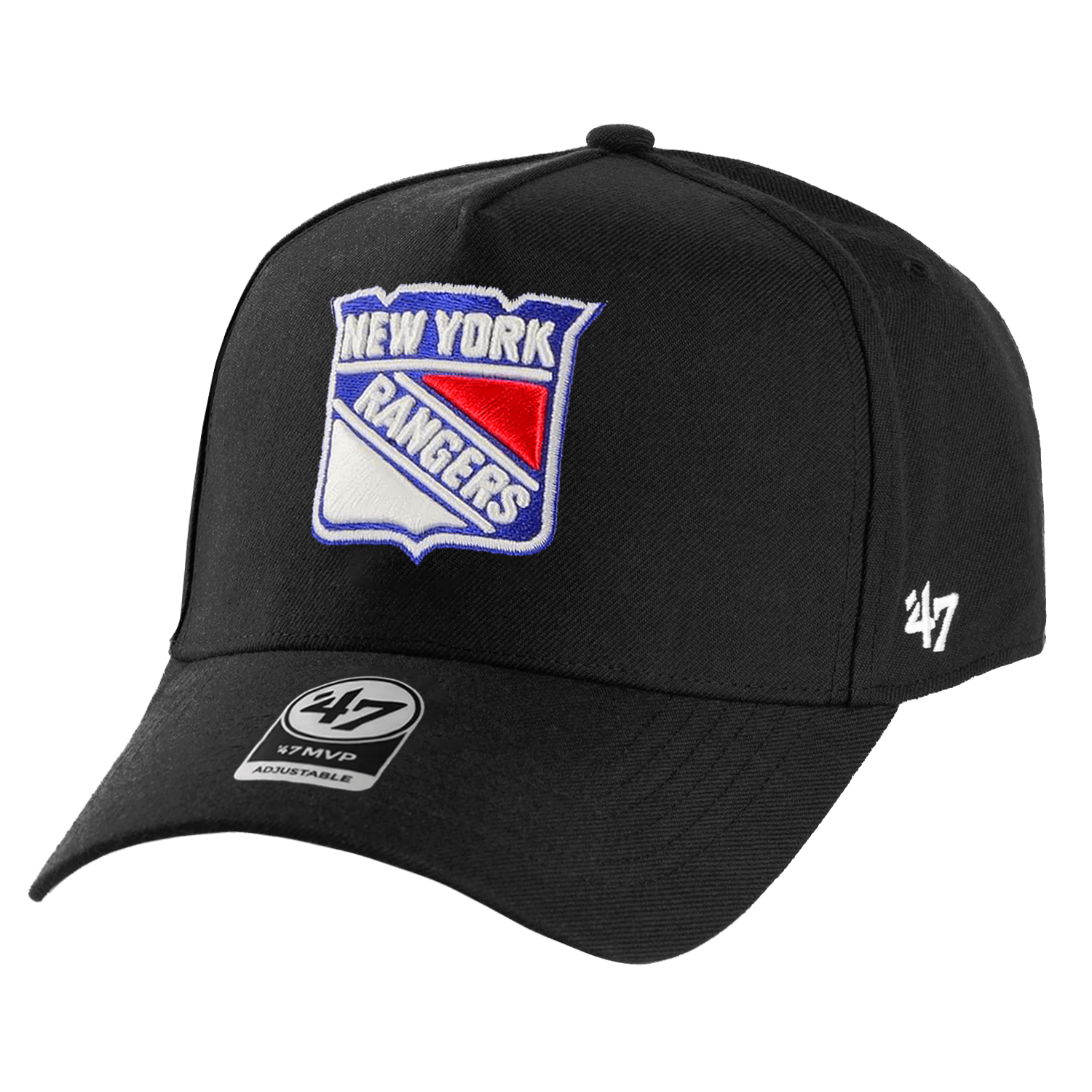 47 Brand Caps New York Rangers ‘47 NHL Team MVP DT Snapback Hat - Black
