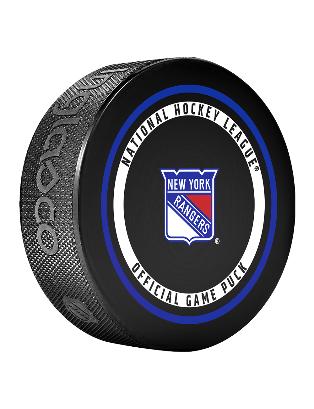 Inglasco Pucks New York Rangers Inglasco NHL 26-27 Official Game Puck In Cube