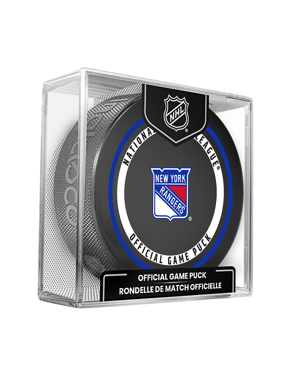 Inglasco Pucks New York Rangers Inglasco NHL 26-27 Official Game Puck In Cube