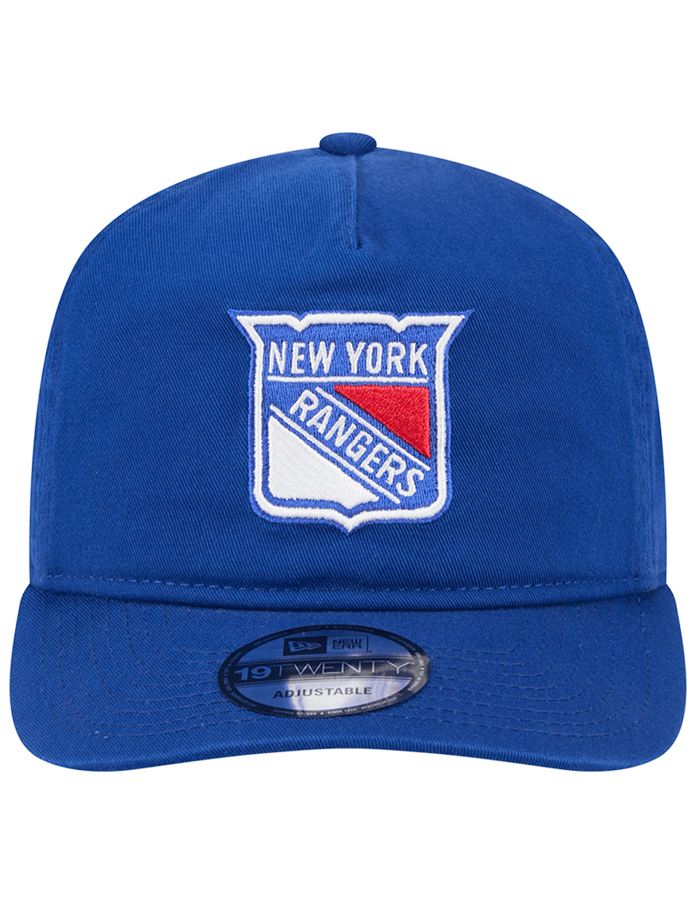 New Era Caps New York Rangers New Era NHL Team 19TWENTY Pre-Curved Snapback Hat - Blue