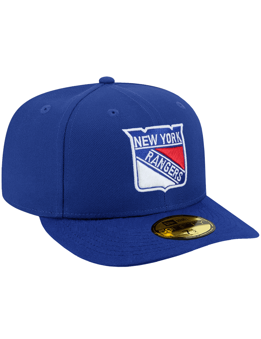 New Era Caps New York Rangers New Era NHL Team 59FIFTY Pre-Curved Fitted Hat - Blue