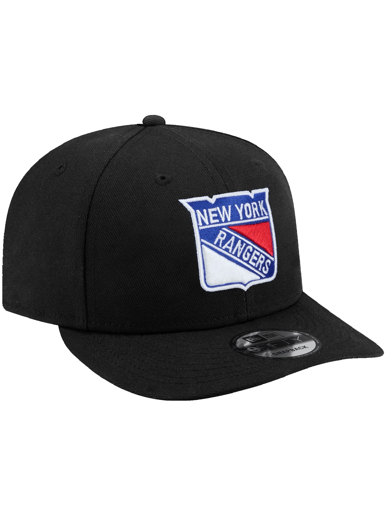New Era Caps New York Rangers New Era NHL Team 9FIFTY Pre-Curved Snapback Hat - Black
